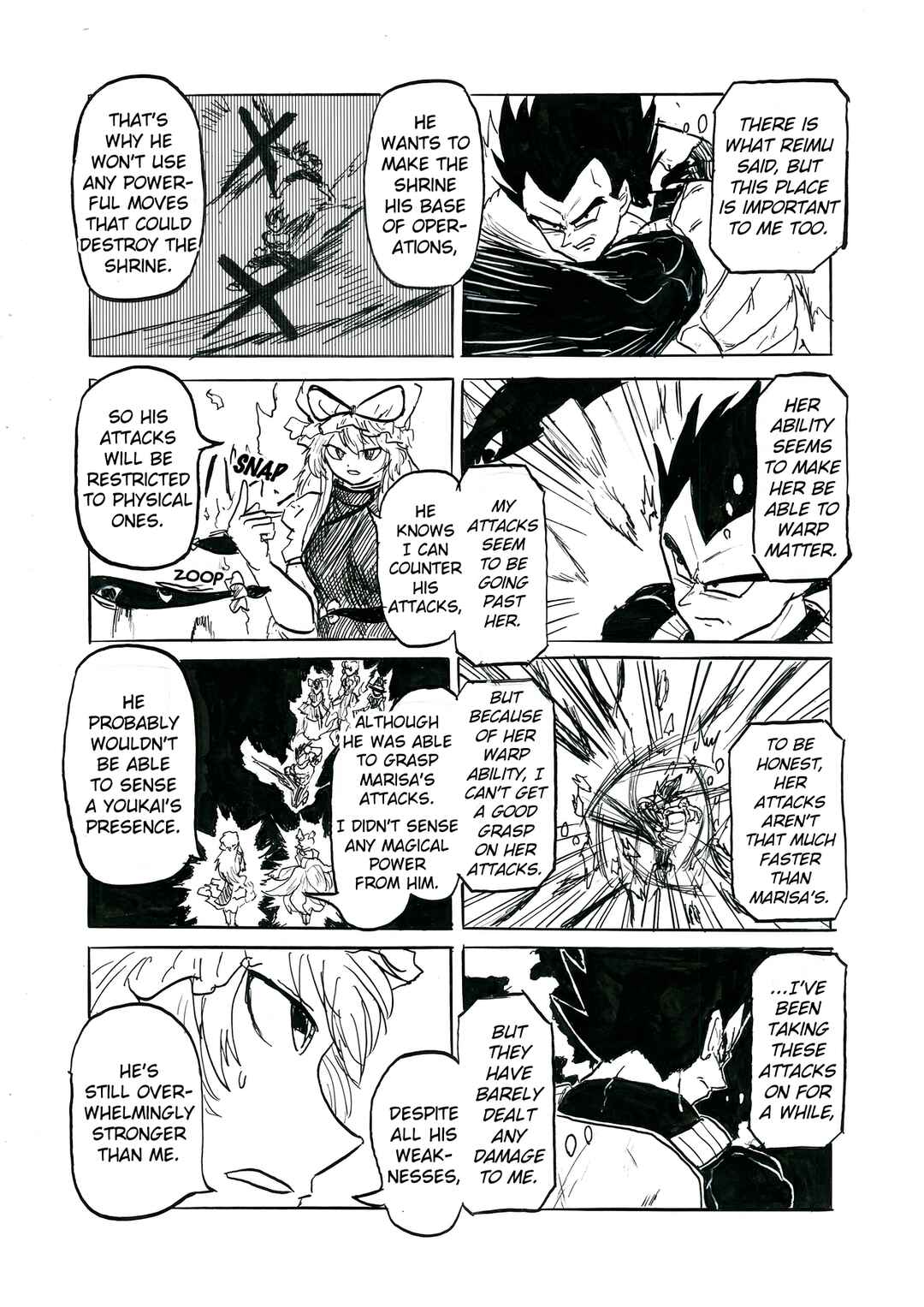Page 5 Chapter 4 Touhou & Dragon Ball - EAST VEGETA (Doujinshi)