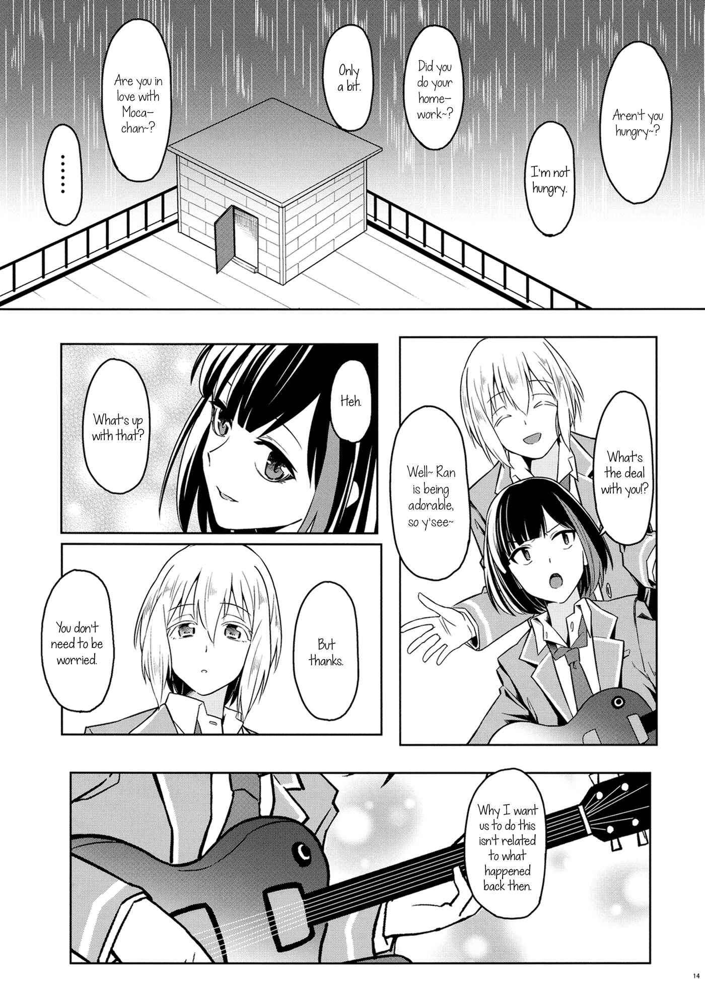 Page 14 Chapter Unknown_90cd BanG Dream! -  If Tomorrow Clears Up (Doujinshi)