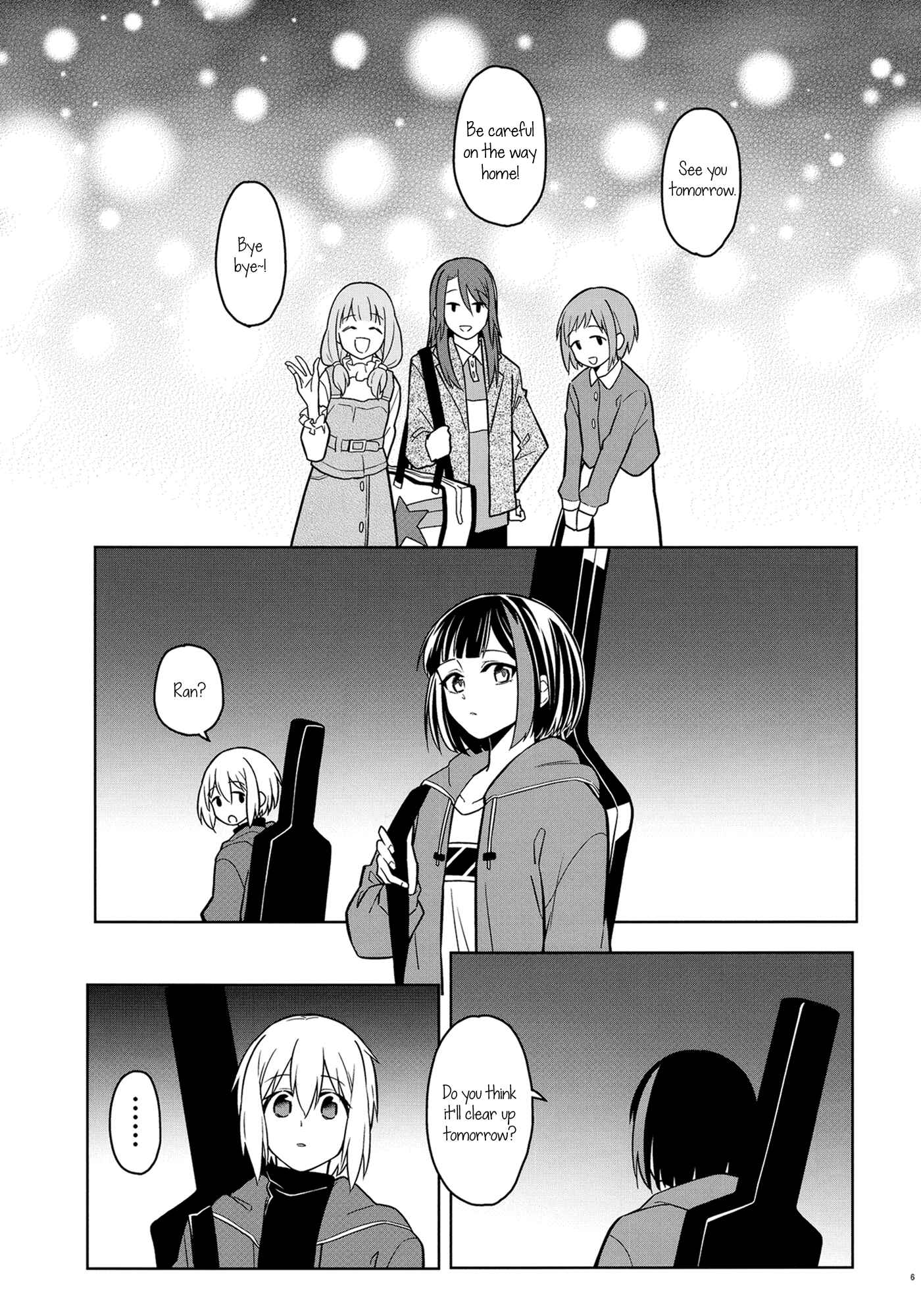 Page 6 Chapter Unknown_90cd BanG Dream! -  If Tomorrow Clears Up (Doujinshi)