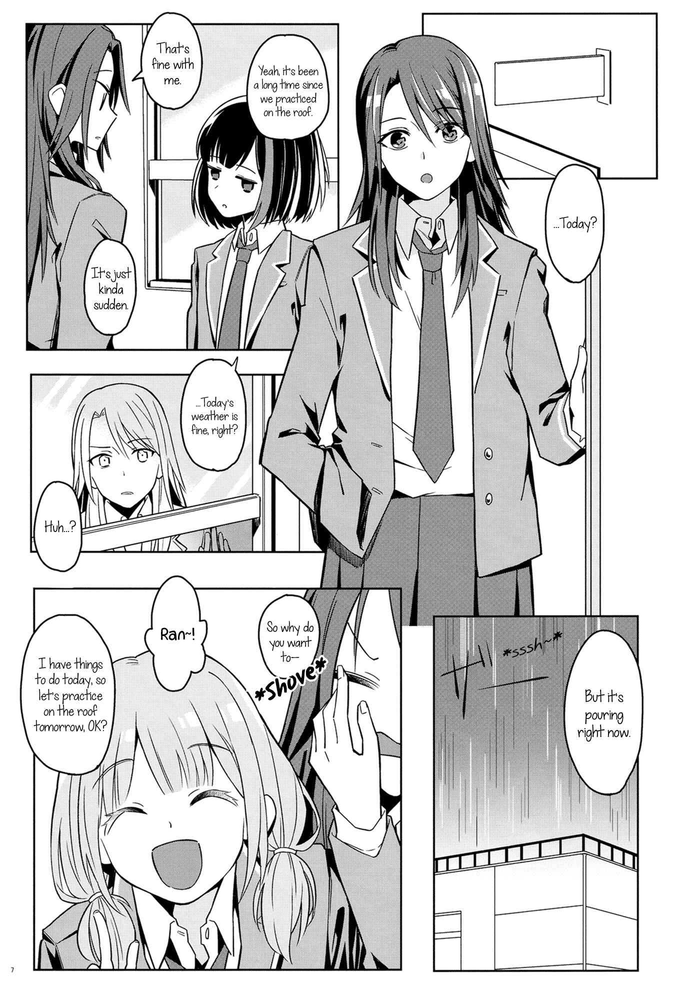 Page 7 Chapter Unknown_90cd BanG Dream! -  If Tomorrow Clears Up (Doujinshi)