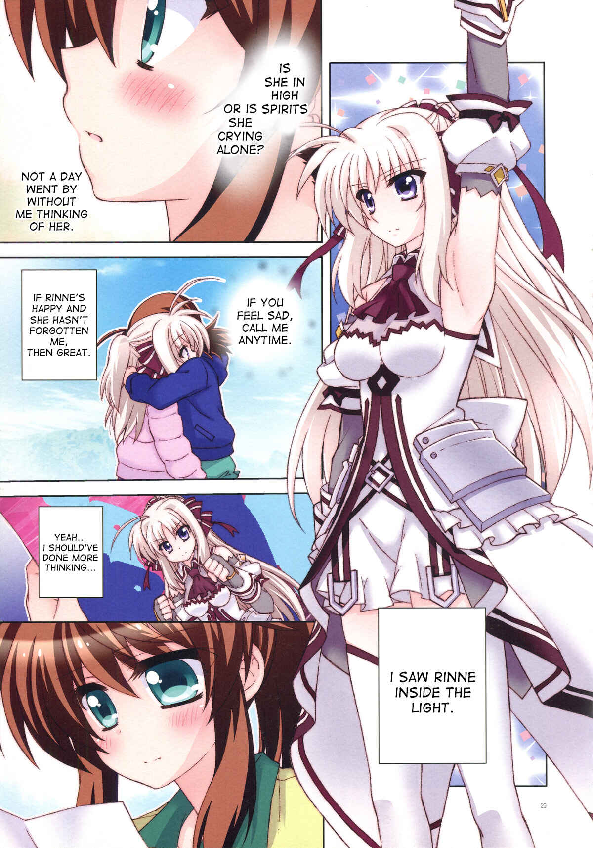 Page 22 Chapter Unknown_561c Mahou Shoujo Lyrical Nanoha - Fu-Rin Box-ing (Doujinshi)