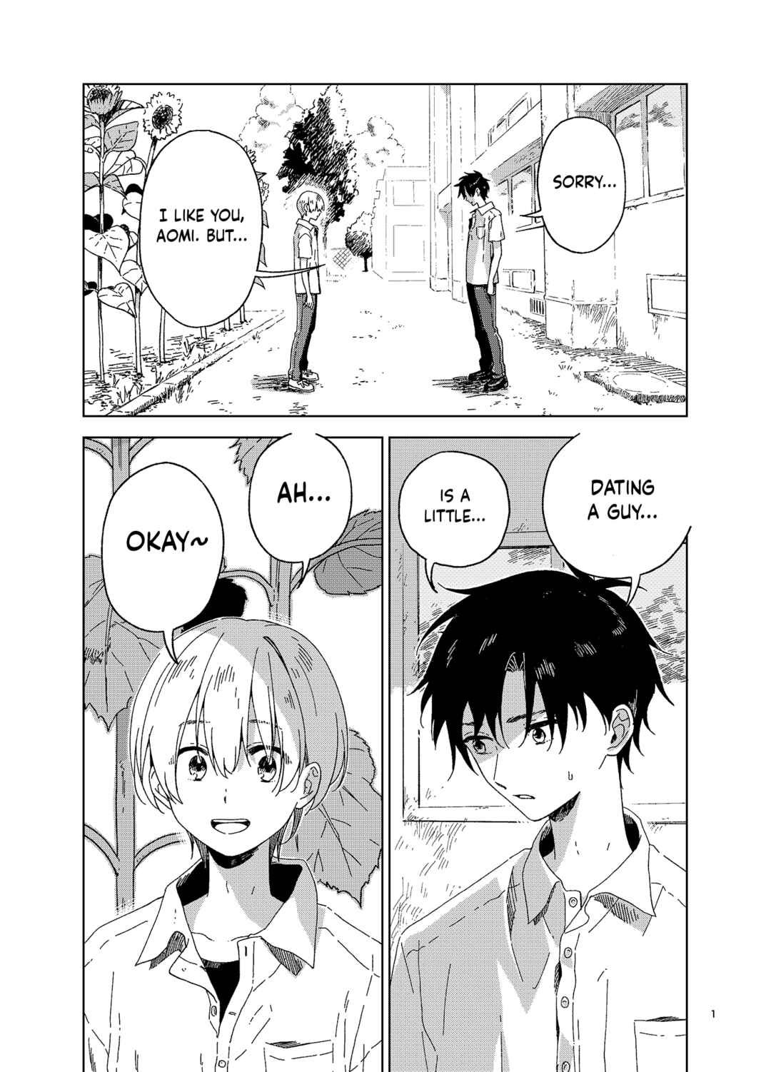 Page 1 Chapter Unknown_acf5 Futsuu no Danshi ni Kokuhaku Shitara Yosougai no Hannou ga Kaettekita Hanashi