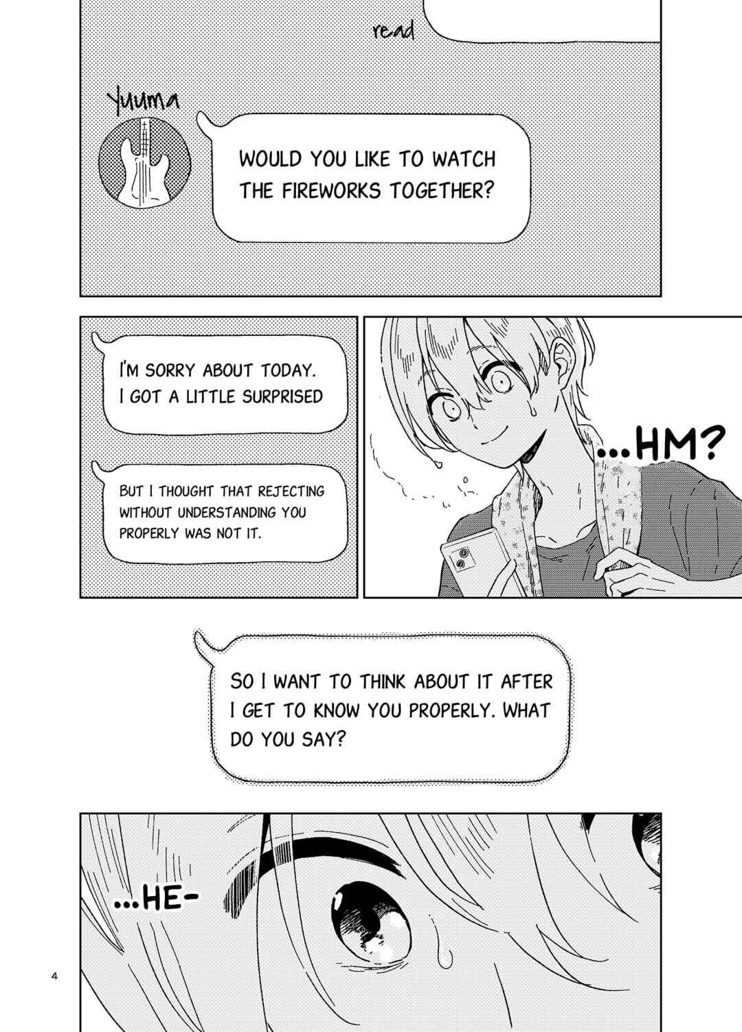 Page 4 Chapter Unknown_acf5 Futsuu no Danshi ni Kokuhaku Shitara Yosougai no Hannou ga Kaettekita Hanashi