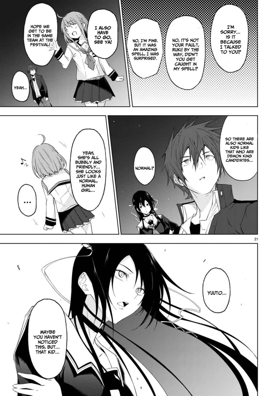 Page 21 Chapter 28 Maou Gakuen no Hangyakusha