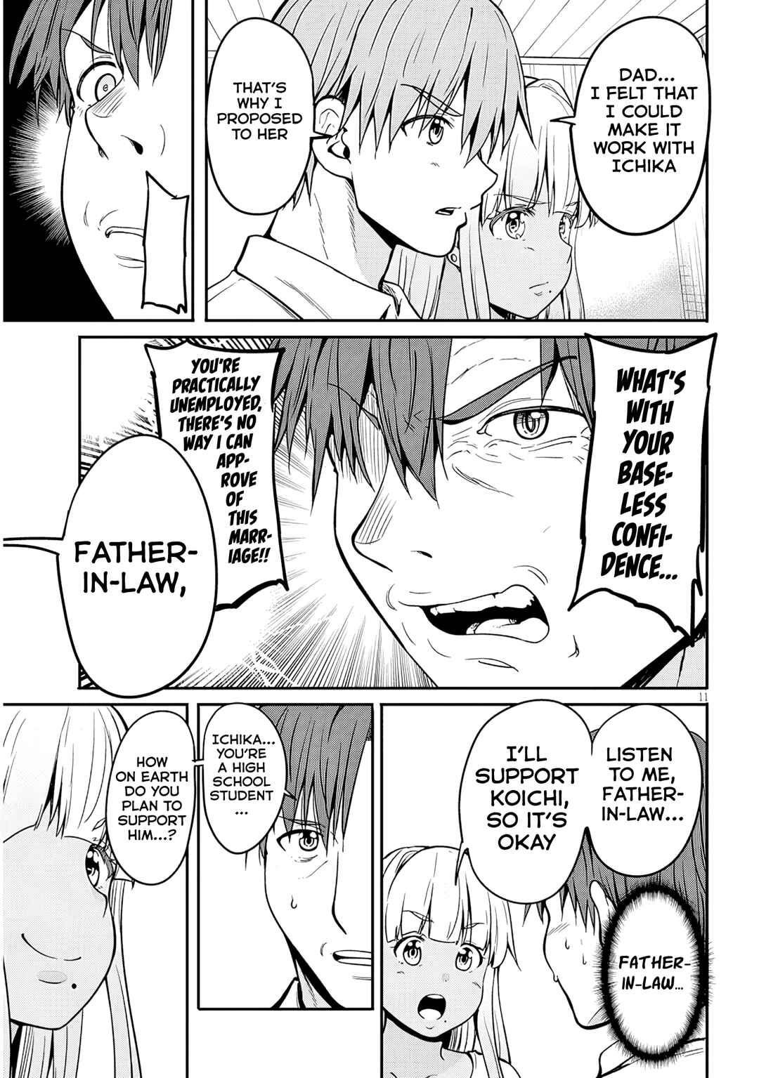 Page 13 Chapter 7 Inaka no Kuro Gal JK to Kekkon Shimashita