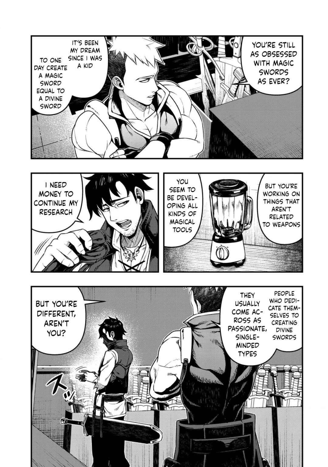 Page 14 Chapter 1 Maken Gishi Bacchus ~Shinken wo Mezasu Tenseisha wa, Kutte Nonde Tsukutte Sugosu~
