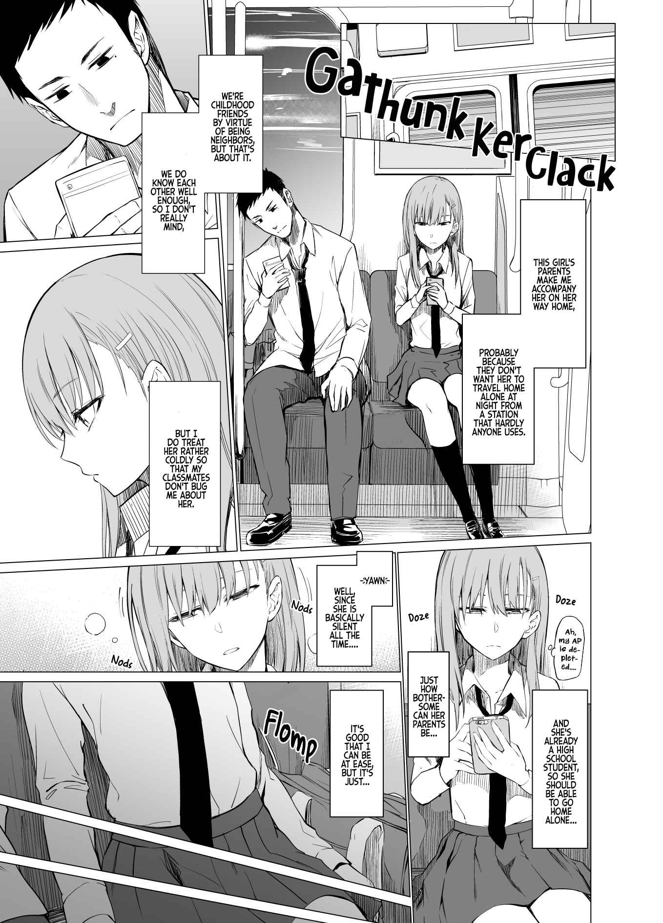 Page 1 Chapter Unknown_e4b6 Childhood Friends Commuting to School by Train