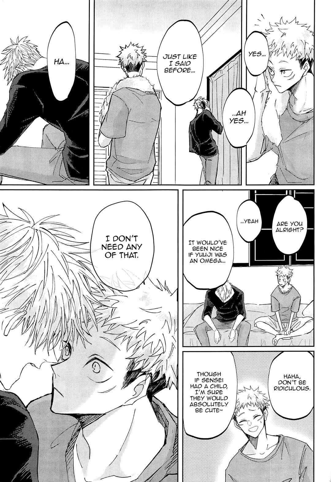 Page 10 Chapter Unknown_3784 Jujutsu Kaisen - Adabana wa Eien wo Chikaenai (Doujinshi)