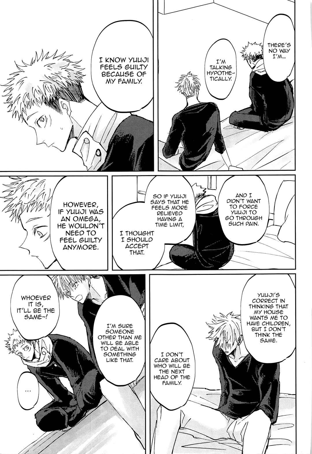 Page 44 Chapter Unknown_3784 Jujutsu Kaisen - Adabana wa Eien wo Chikaenai (Doujinshi)
