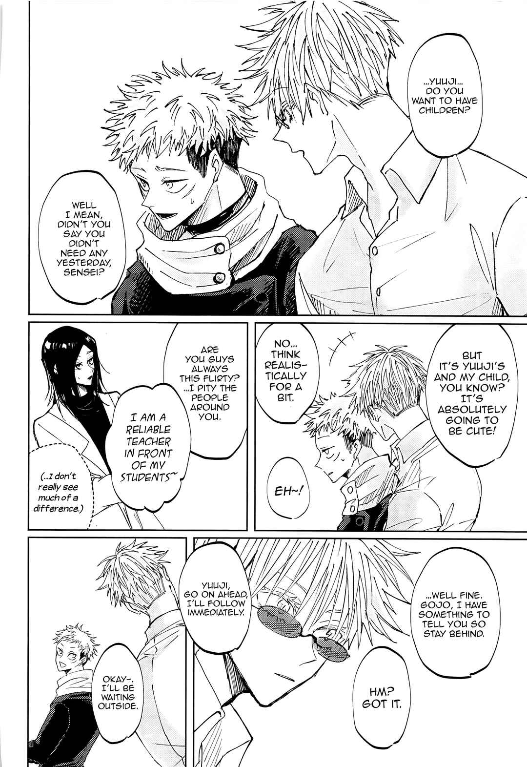 Page 59 Chapter Unknown_3784 Jujutsu Kaisen - Adabana wa Eien wo Chikaenai (Doujinshi)