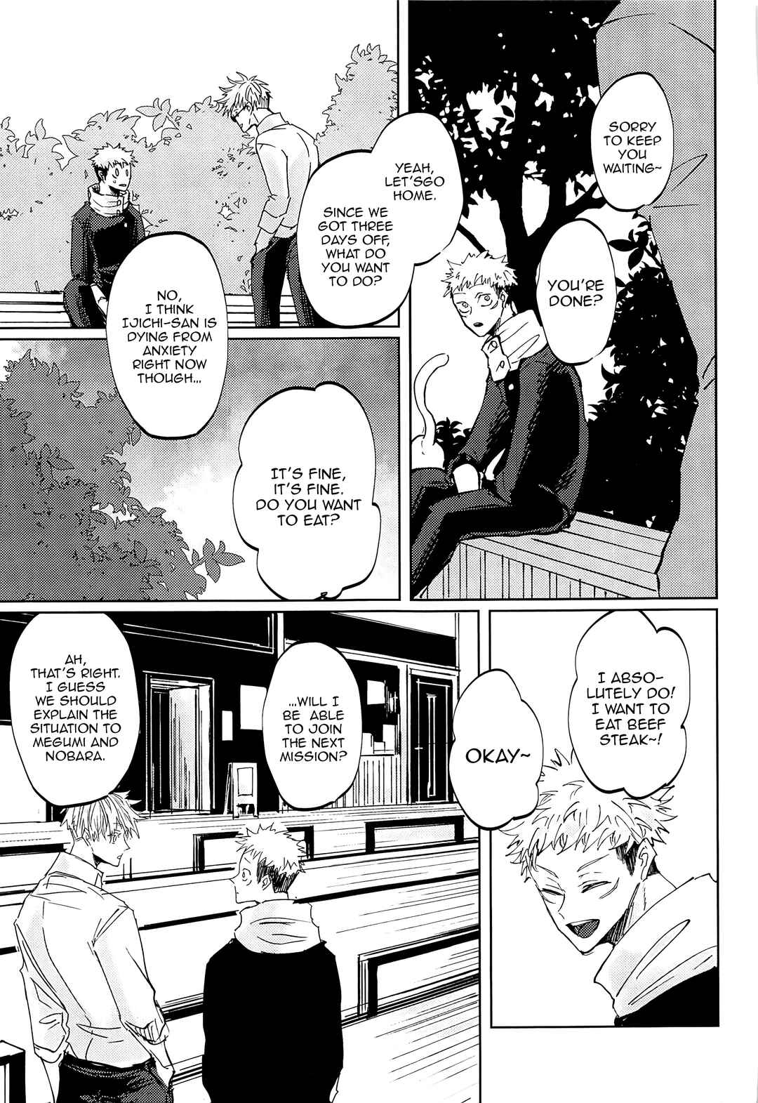 Page 64 Chapter Unknown_3784 Jujutsu Kaisen - Adabana wa Eien wo Chikaenai (Doujinshi)