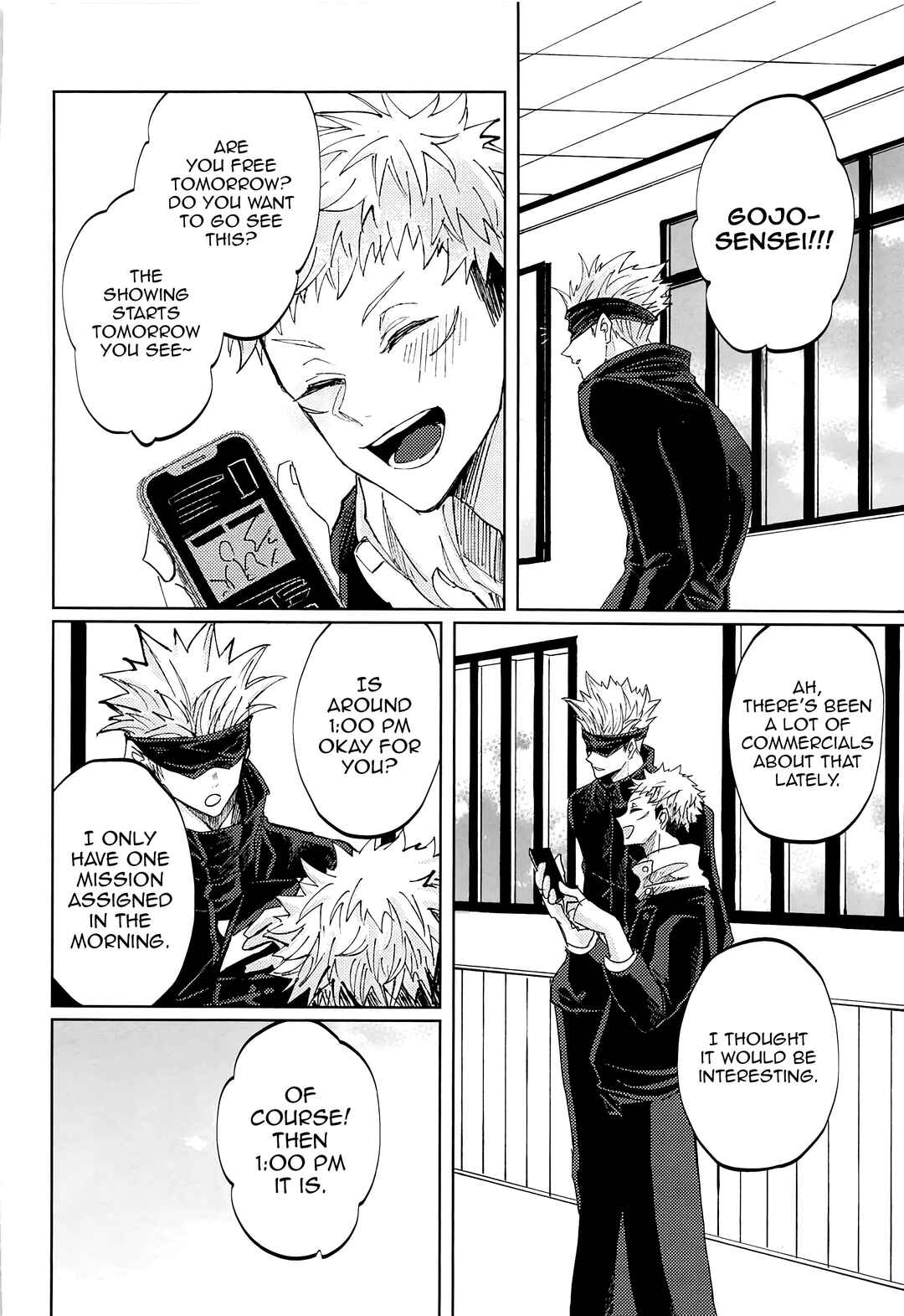 Page 7 Chapter Unknown_3784 Jujutsu Kaisen - Adabana wa Eien wo Chikaenai (Doujinshi)