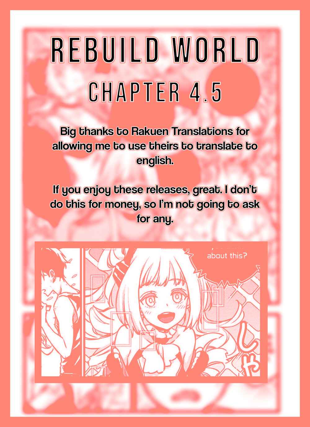 Page 8 Chapter 4.5 Rebuild World