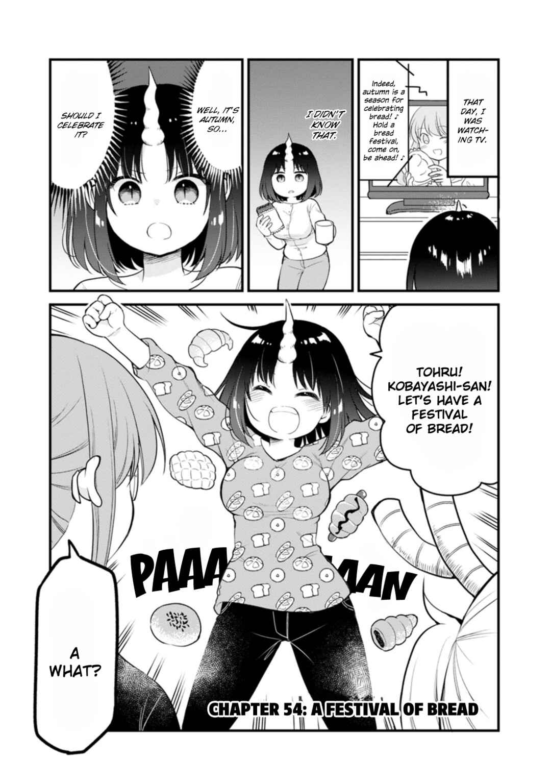 Page 1 Chapter 54 Kobayashi-san Chi no Maid Dragon - Elma OL Nikki