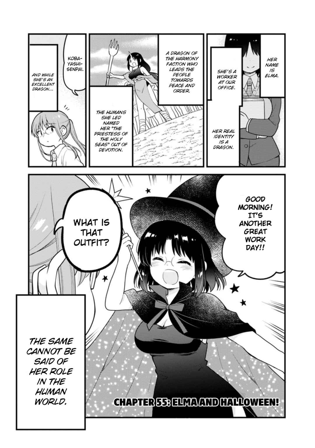 Page 1 Chapter 55 Kobayashi-san Chi no Maid Dragon - Elma OL Nikki