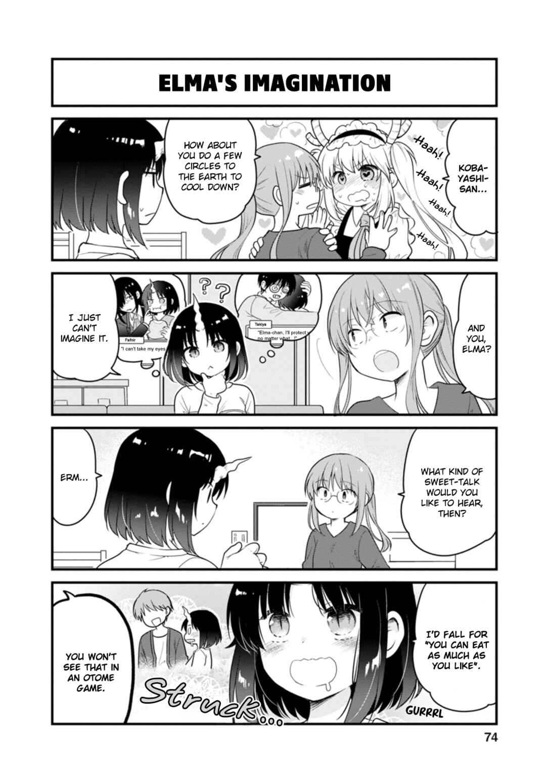 Page 10 Chapter 50 Kobayashi-san Chi no Maid Dragon - Elma OL Nikki
