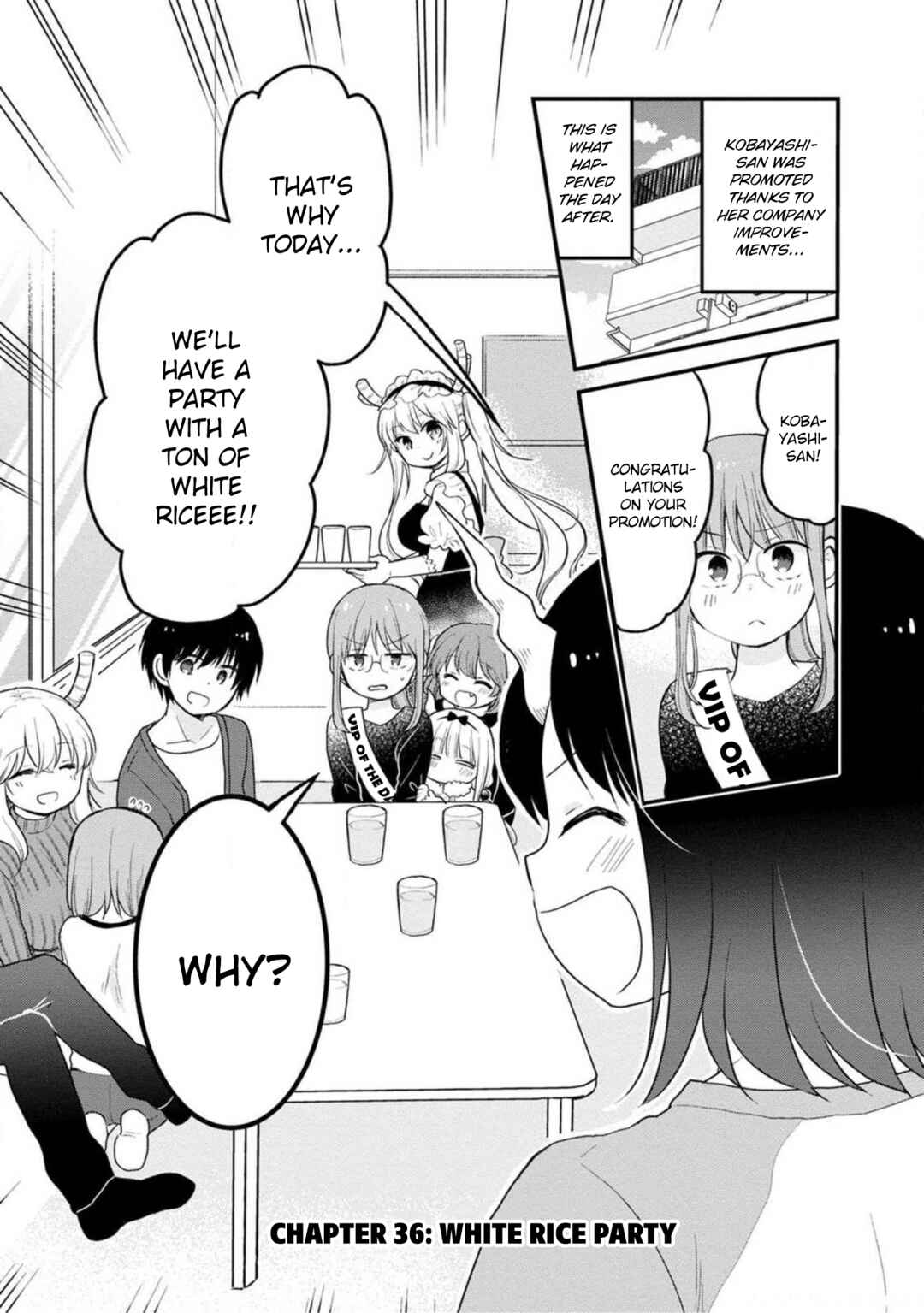 Page 1 Chapter 36 Kobayashi-san Chi no Maid Dragon - Elma OL Nikki