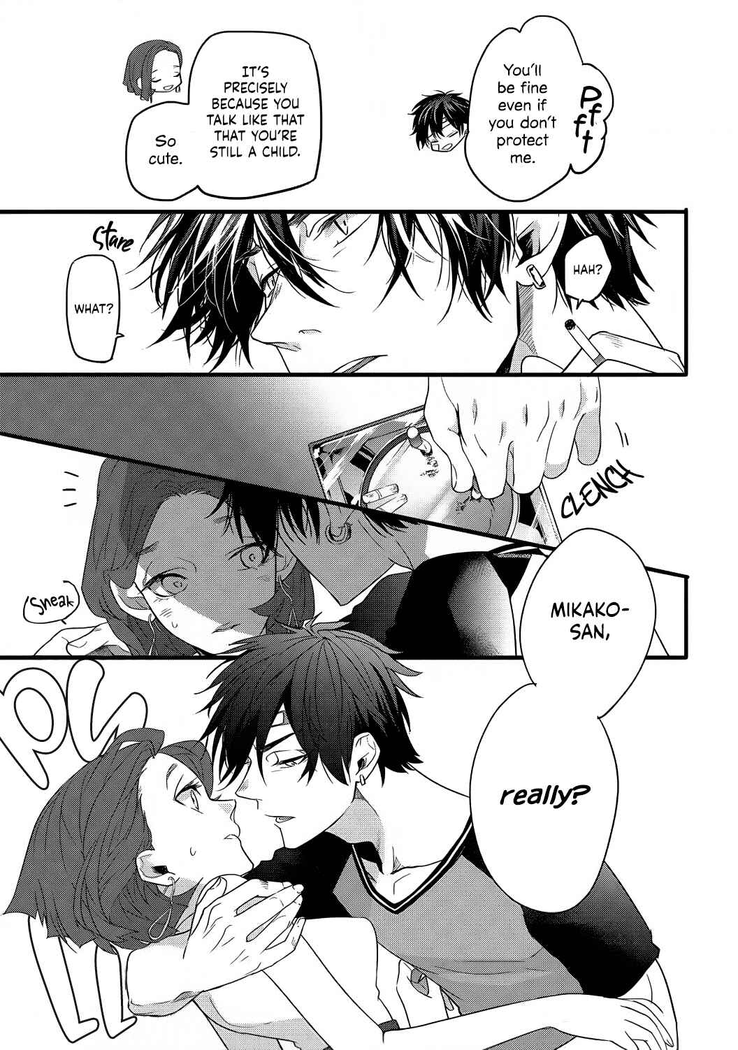 Page 19 Chapter 4 Jumpaku Dress ni Akaiito Kiss kara Hajimaru Dekiaikon