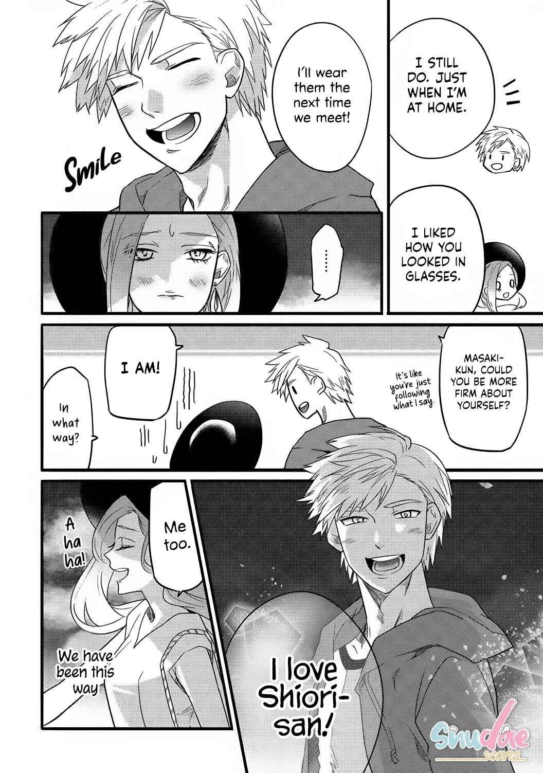 Page 14 Chapter 2 Jumpaku Dress ni Akaiito Kiss kara Hajimaru Dekiaikon