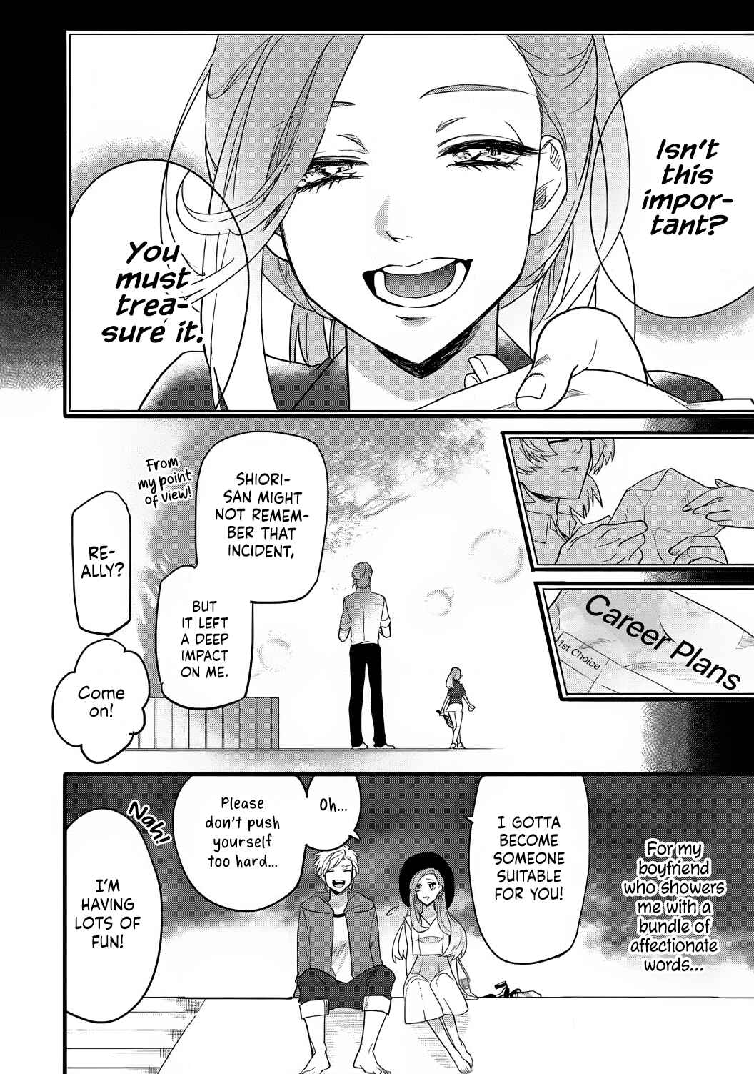 Page 16 Chapter 2 Jumpaku Dress ni Akaiito Kiss kara Hajimaru Dekiaikon