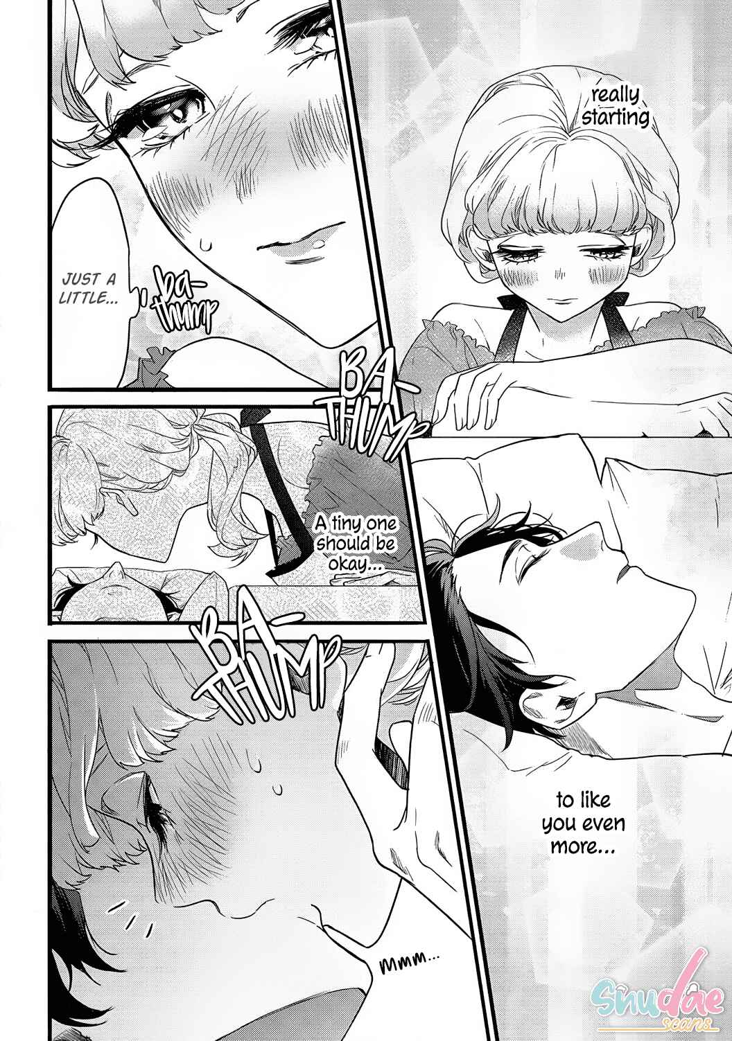 Page 16 Chapter 1 Jumpaku Dress ni Akaiito Kiss kara Hajimaru Dekiaikon