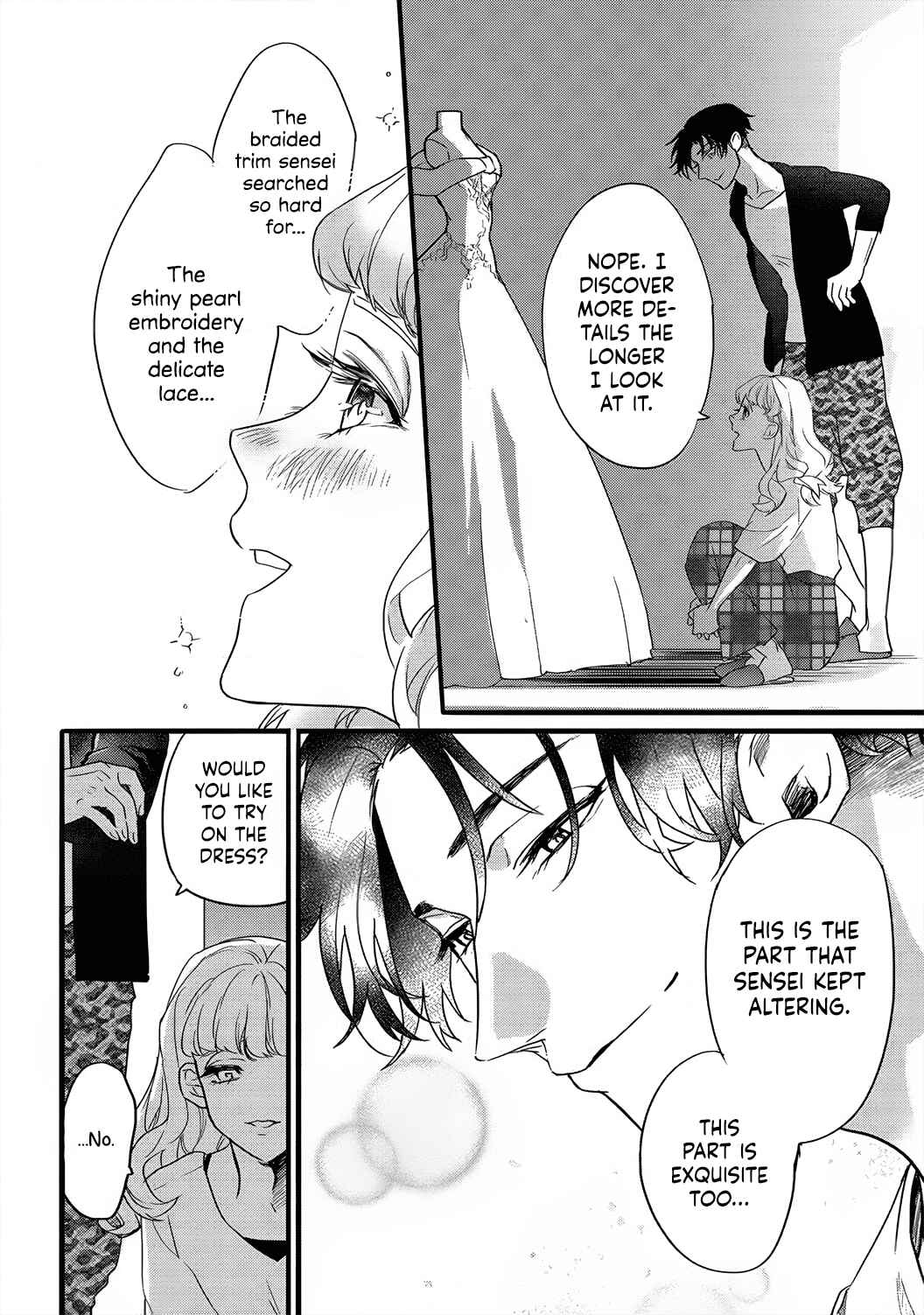 Page 30 Chapter 1 Jumpaku Dress ni Akaiito Kiss kara Hajimaru Dekiaikon