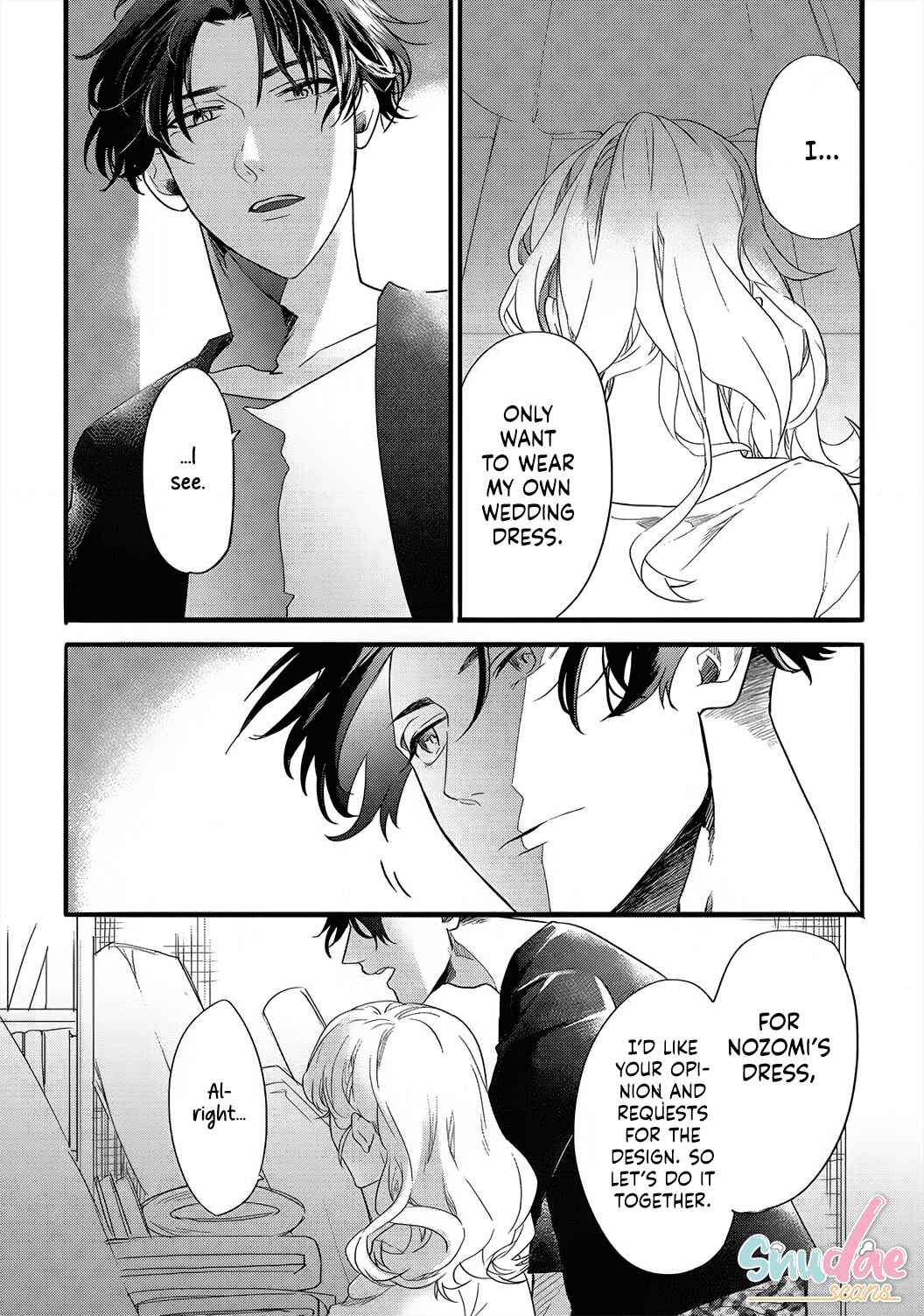 Page 31 Chapter 1 Jumpaku Dress ni Akaiito Kiss kara Hajimaru Dekiaikon