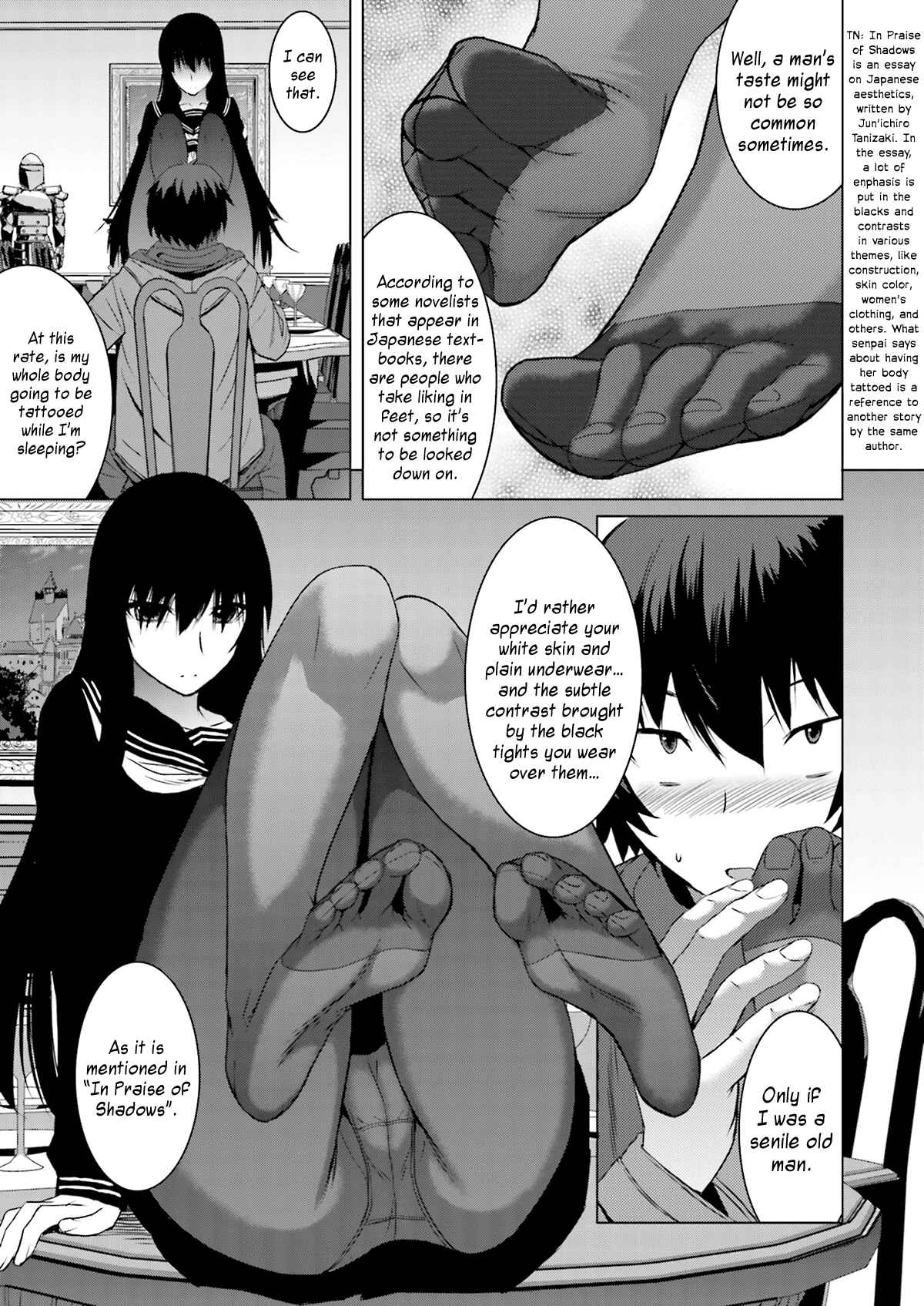 Page 17 Chapter 2 Kuro-senpai to Kuroyashiki no Yami ni Mayowanai