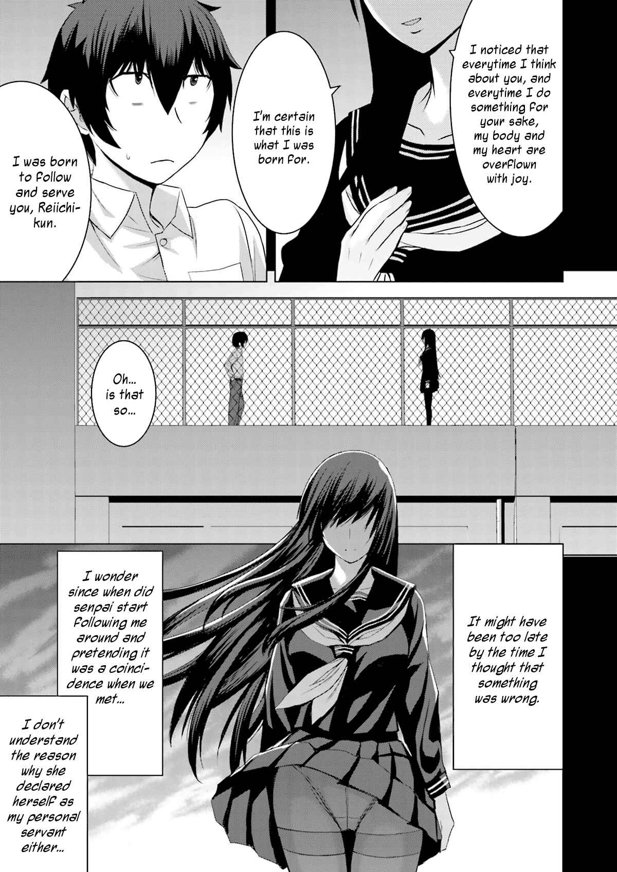 Page 13 Chapter 4 Kuro-senpai to Kuroyashiki no Yami ni Mayowanai