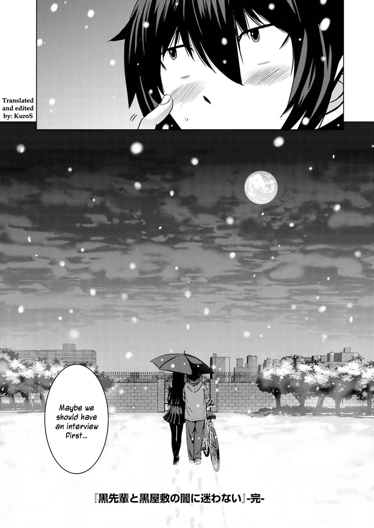 Page 24 Chapter 10 Kuro-senpai to Kuroyashiki no Yami ni Mayowanai