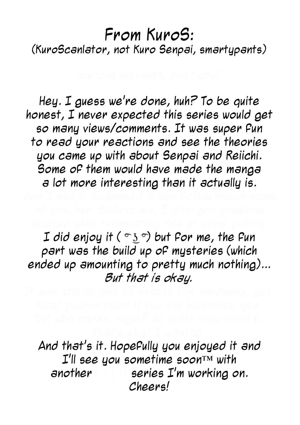 Page 25 Chapter 10 Kuro-senpai to Kuroyashiki no Yami ni Mayowanai