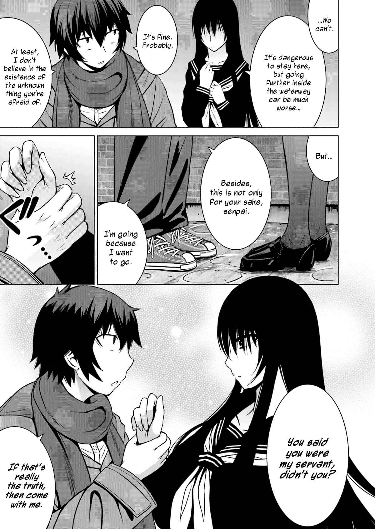 Page 11 Chapter 9 Kuro-senpai to Kuroyashiki no Yami ni Mayowanai