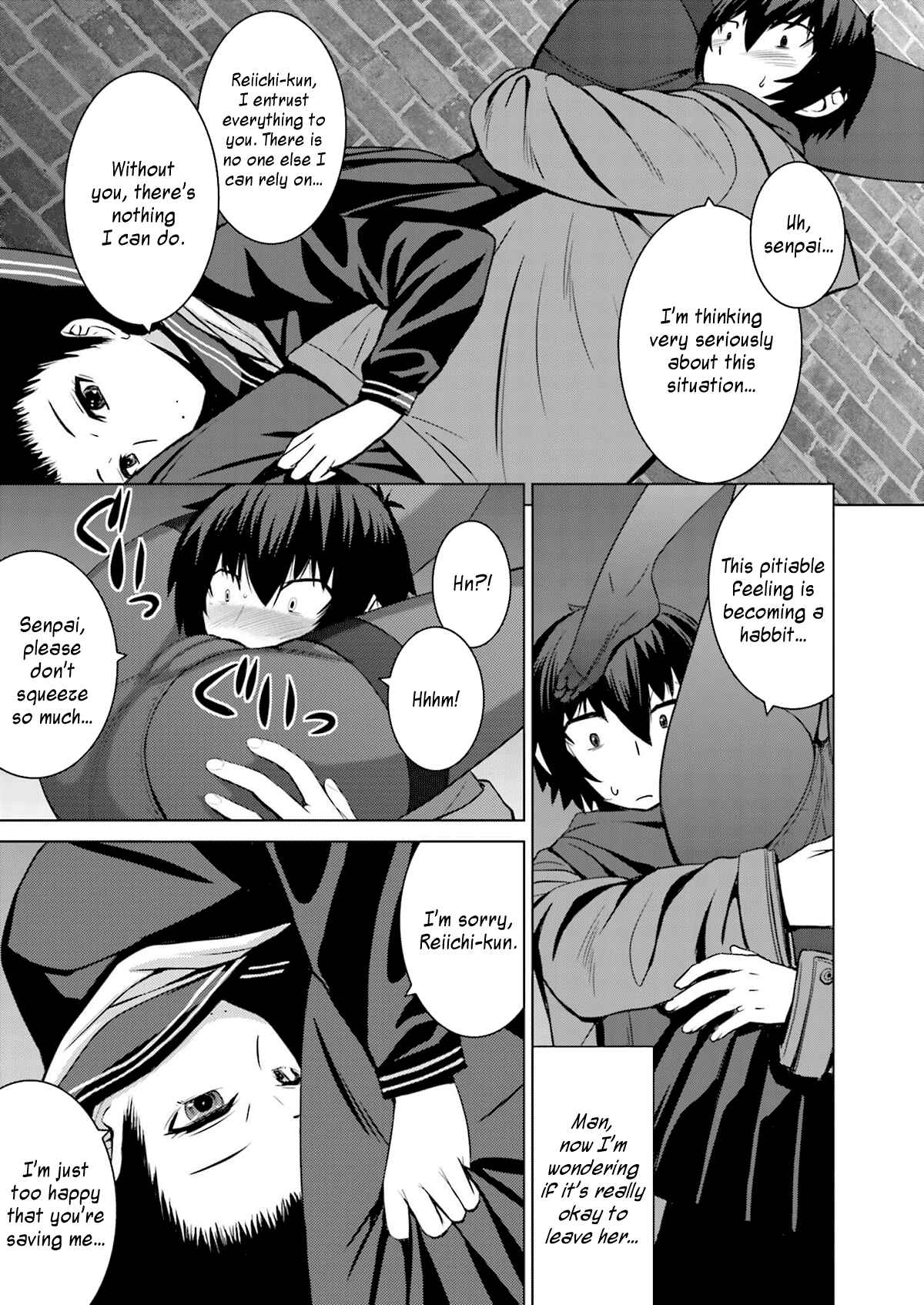 Page 17 Chapter 9 Kuro-senpai to Kuroyashiki no Yami ni Mayowanai