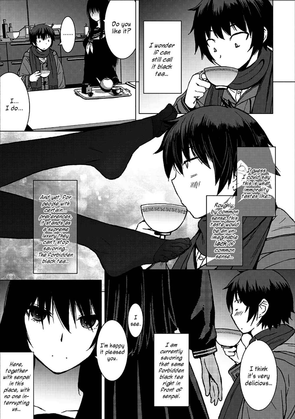 Page 5 Chapter 10.2 Kuro-senpai to Kuroyashiki no Yami ni Mayowanai
