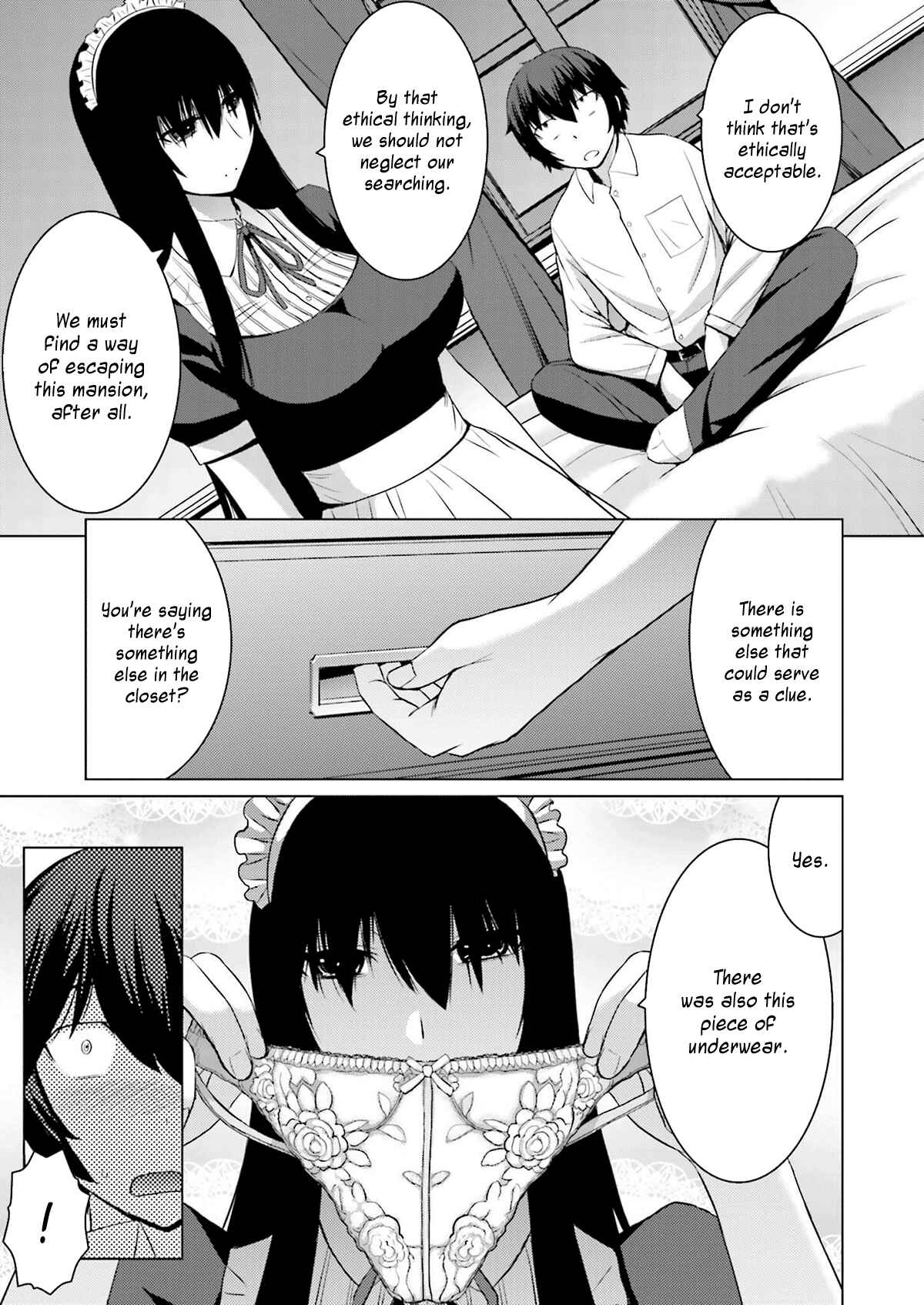 Page 9 Chapter 5 Kuro-senpai to Kuroyashiki no Yami ni Mayowanai