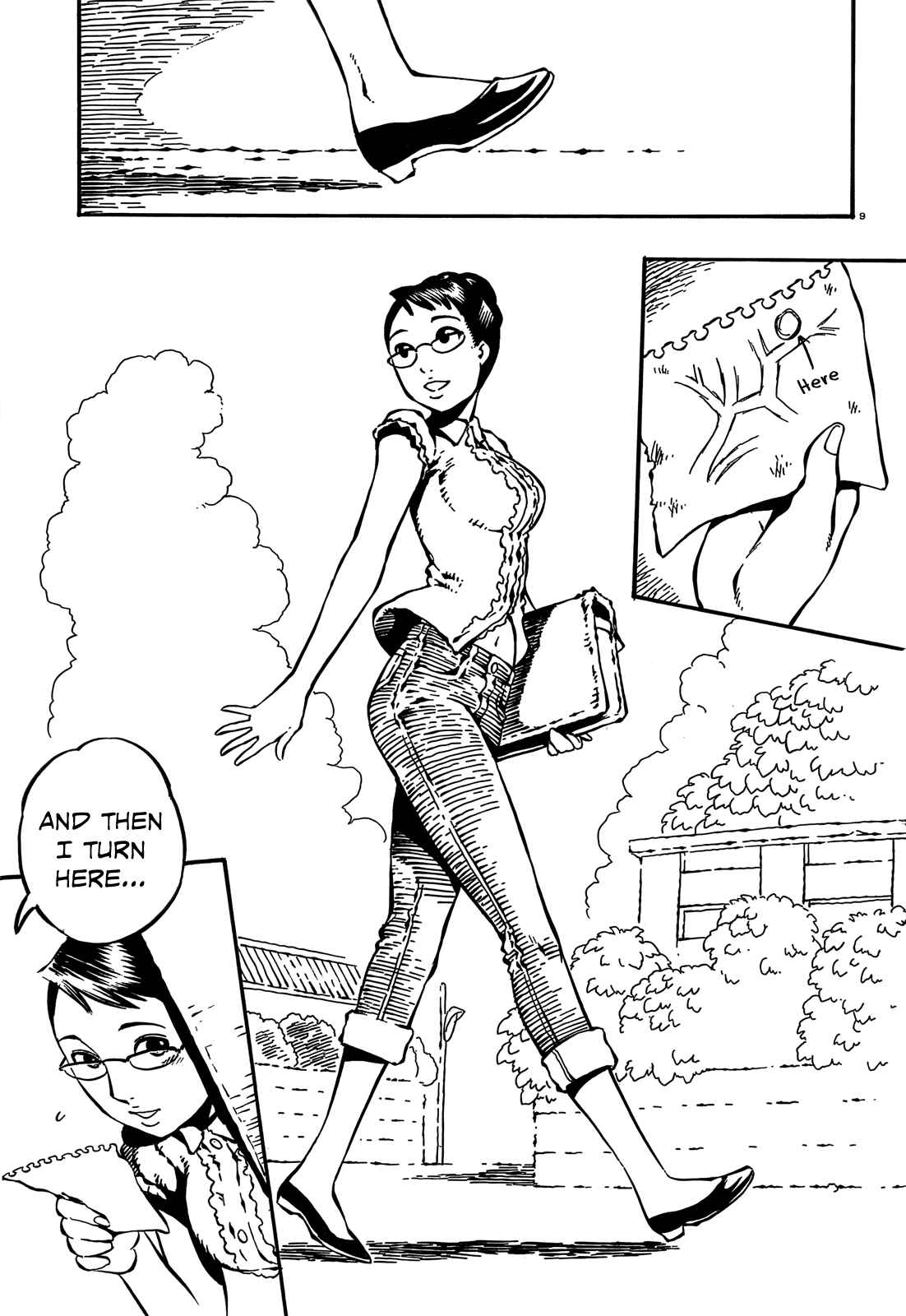 Page 9 Chapter 7 Taki Takanosuke no Sanpo Jikan