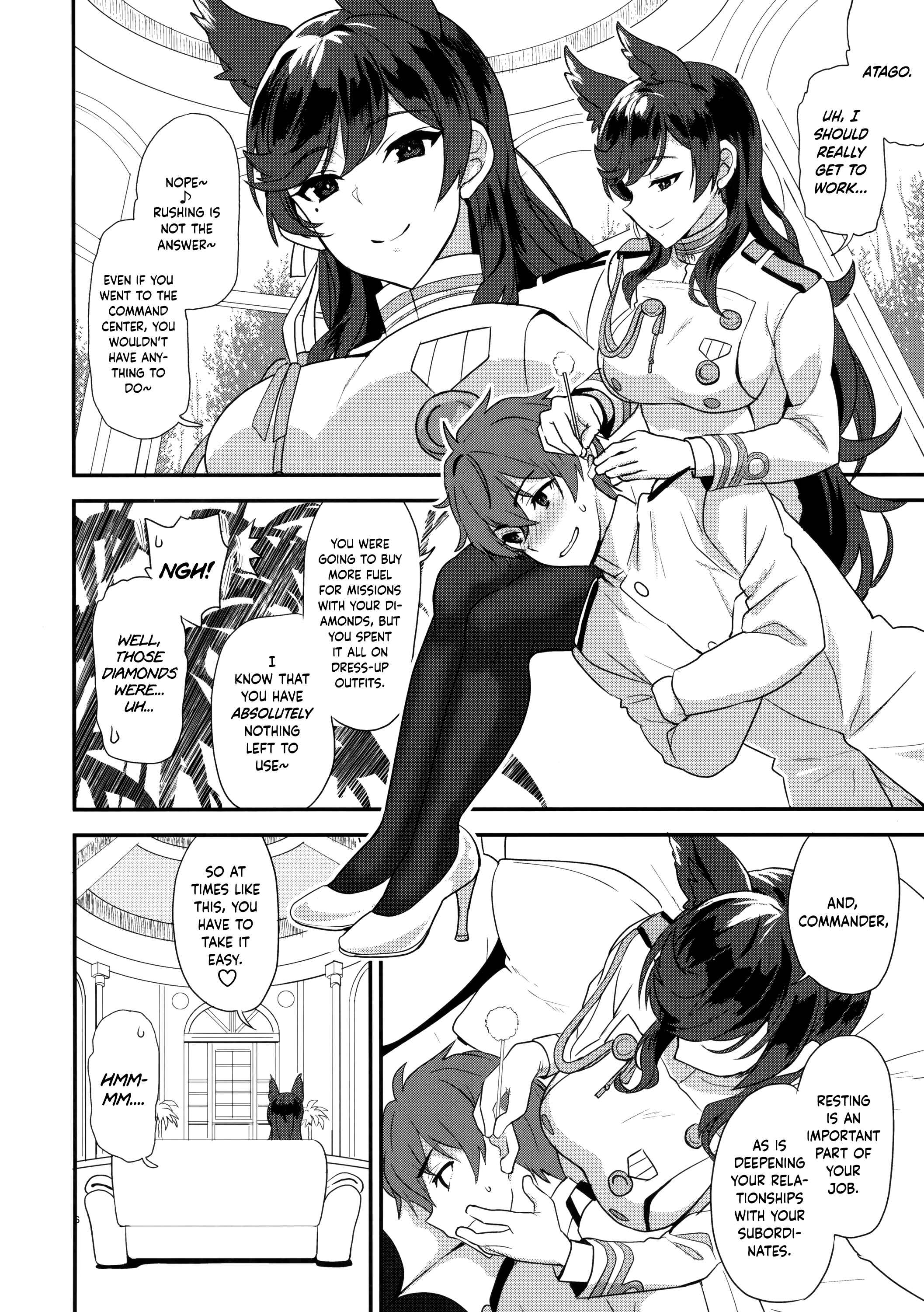 Page 5 Chapter Unknown_351e Azur Lane - Atago Sugar Sweet (Doujinshi)