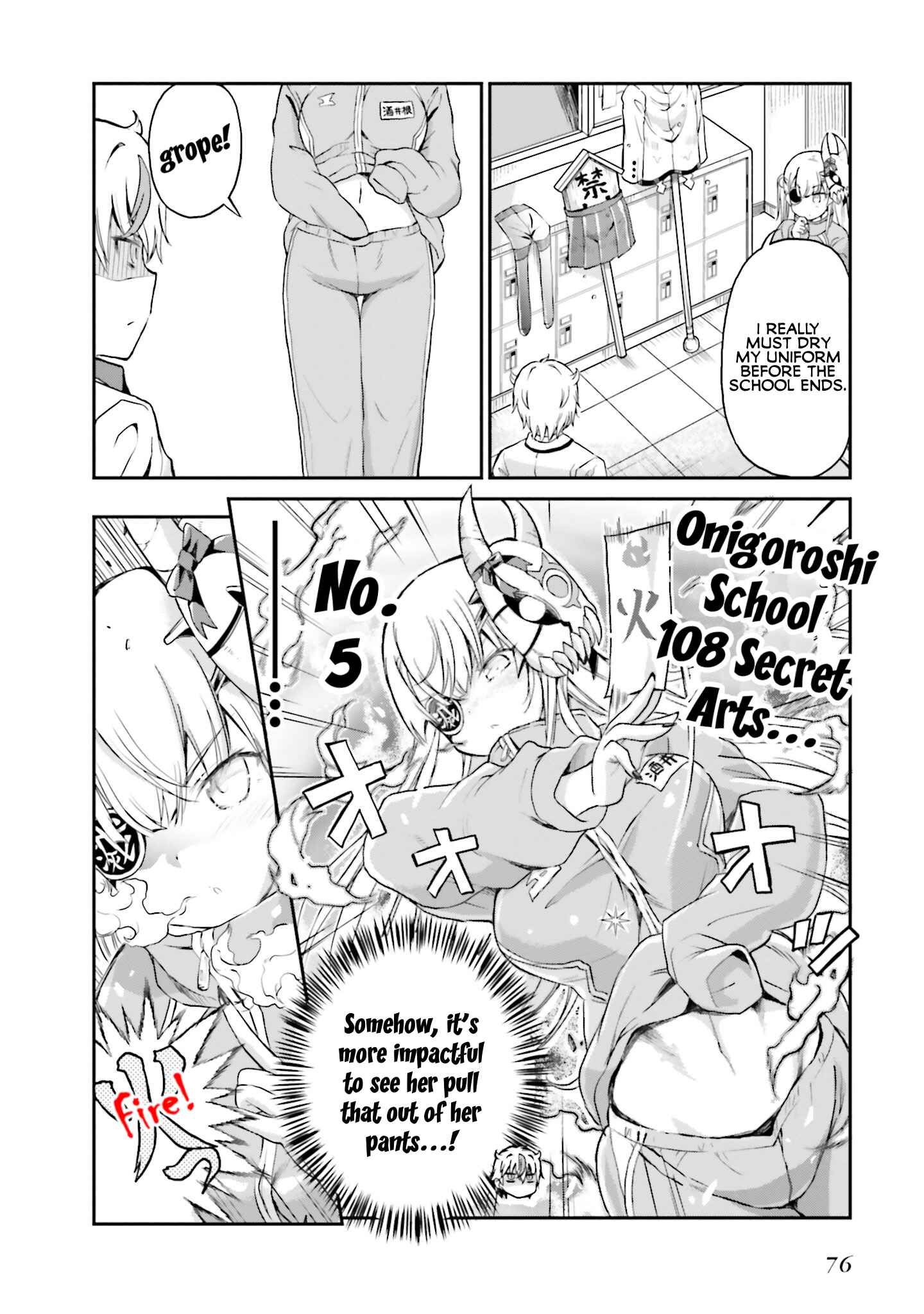 Page 10 Chapter 4 Choroi Desu yo Onigoroshi-san!
