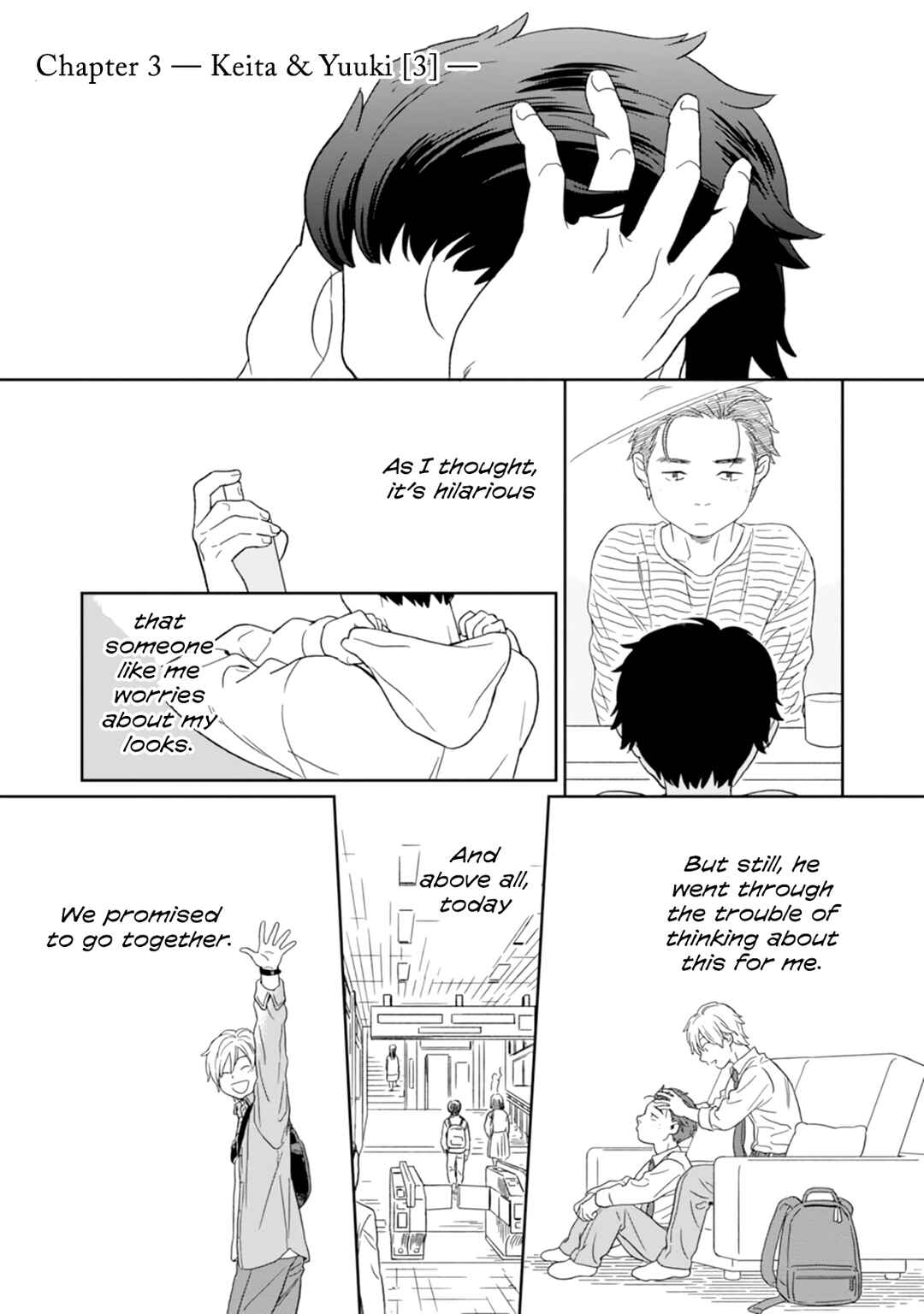 Page 1 Chapter 3 Kirakira Shitemo, Shinakutemo