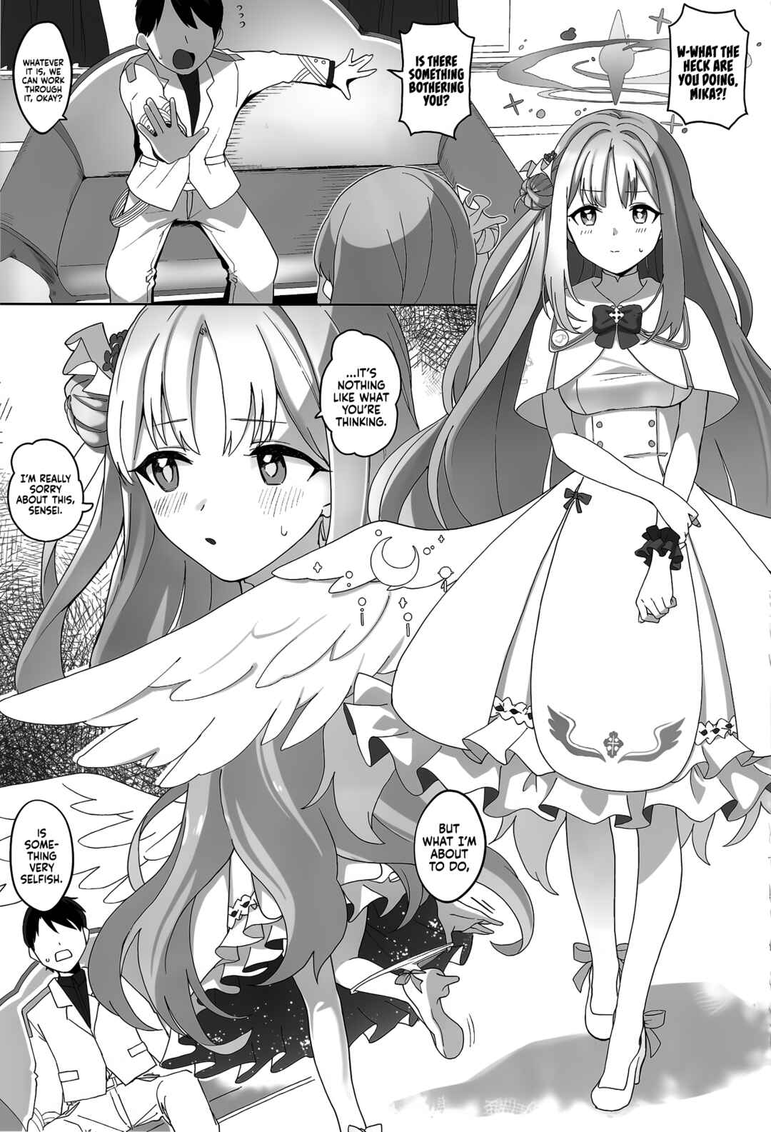 Page 4 Chapter Unknown_ac1e Blue Archive - The Bumbling Princess Longs For Her Princes Love