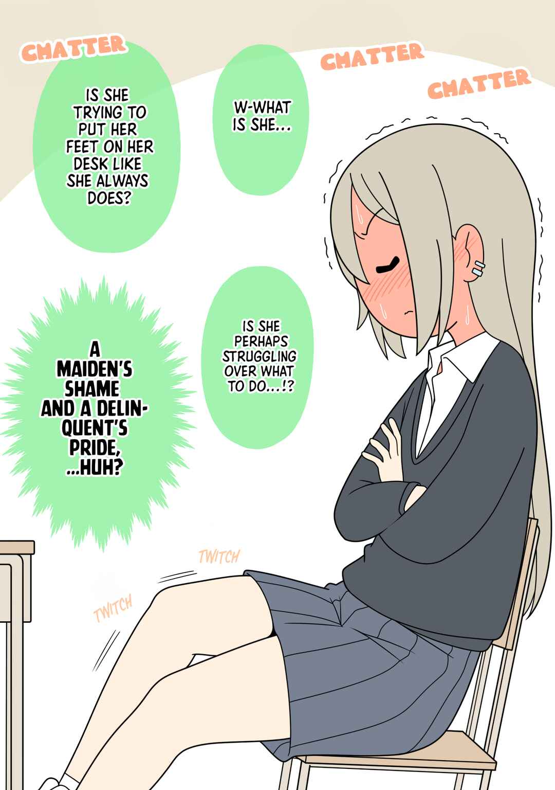 Page 1 Chapter 5 A Delinquent Girl Who Thinks Shes Wearing Spats