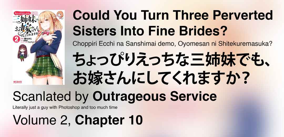 Page 1 Chapter 10 Choppiri Ecchi na Sanshimai Demo, Oyomesan ni Shitekuremasuka?