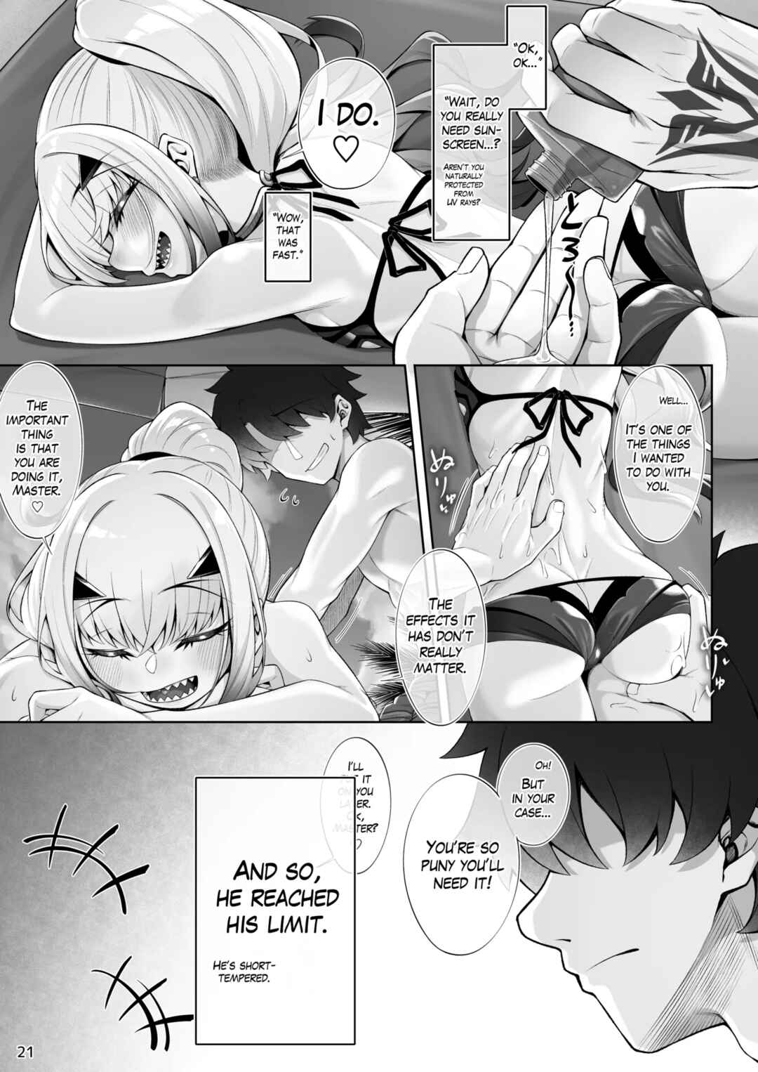 Page 22 Chapter Unknown_d00b Doing all kinds of lewd things with Melusine in her swimsuit (Fate/Grand Order)