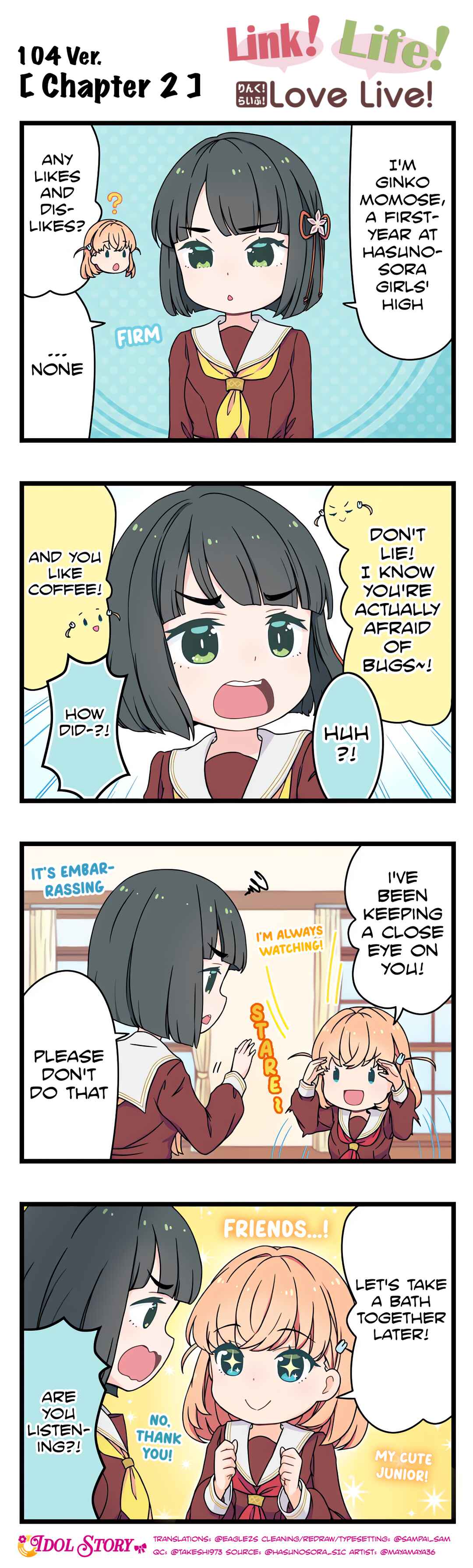 Page 1 Chapter 2 Link! Life! Love Live! 104th Term
