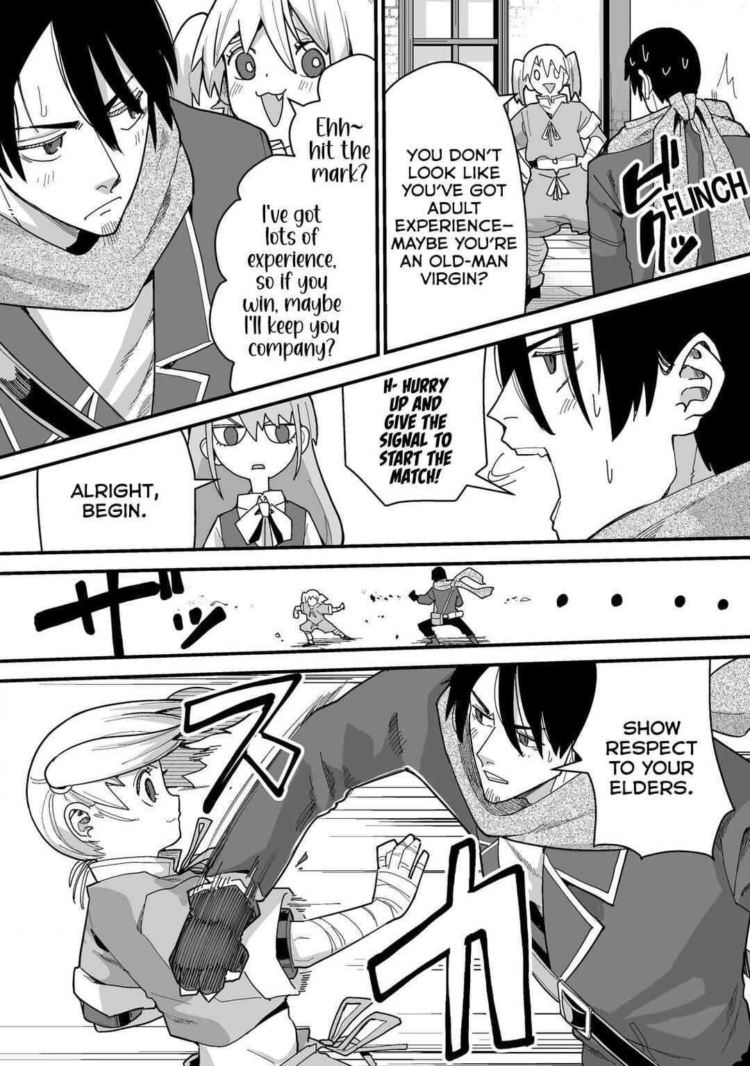 Page 4 Chapter 1.2 Jagan no Ossan ~Saenai Misoji no Peropero Harem Musou~