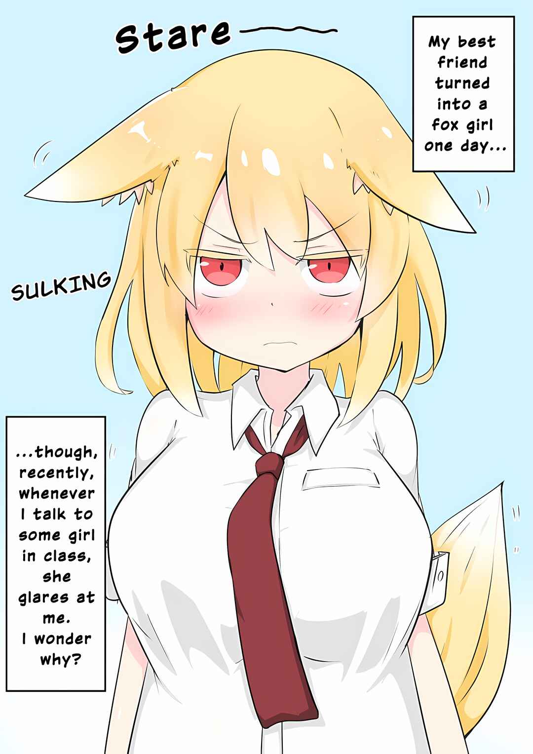 Page 1 Chapter Unknown_c4a2 TS Fox Girl Glaring at Me