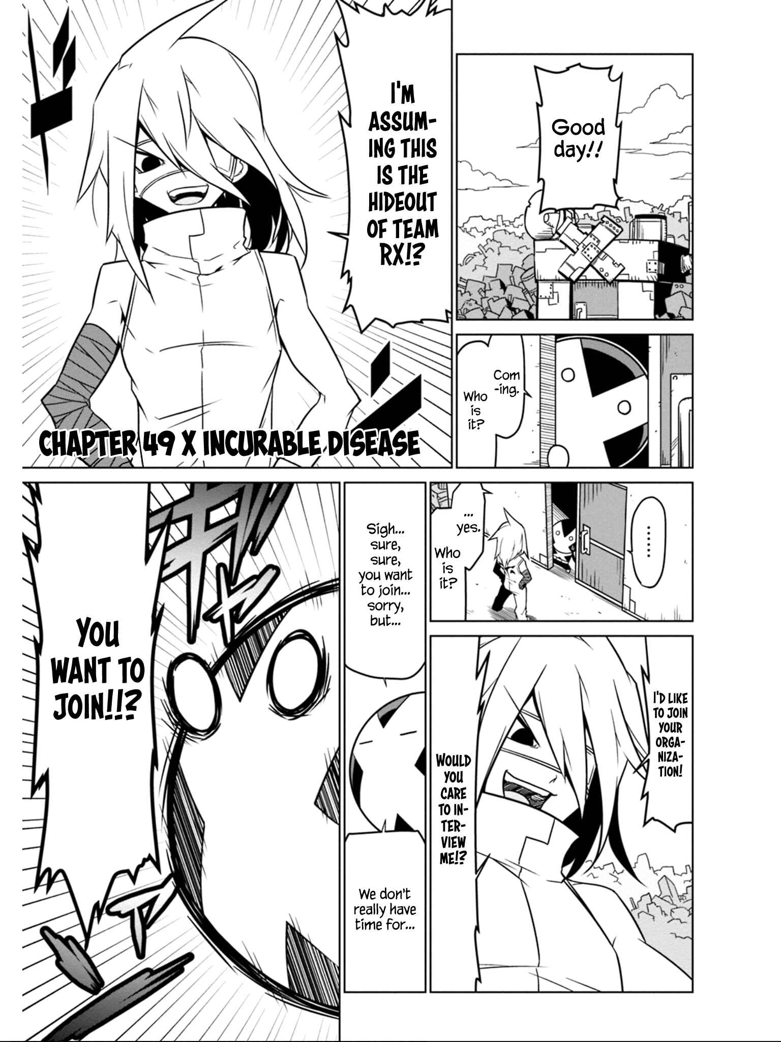 Page 1 Chapter 49 Zannen Jokanbu Black General-san