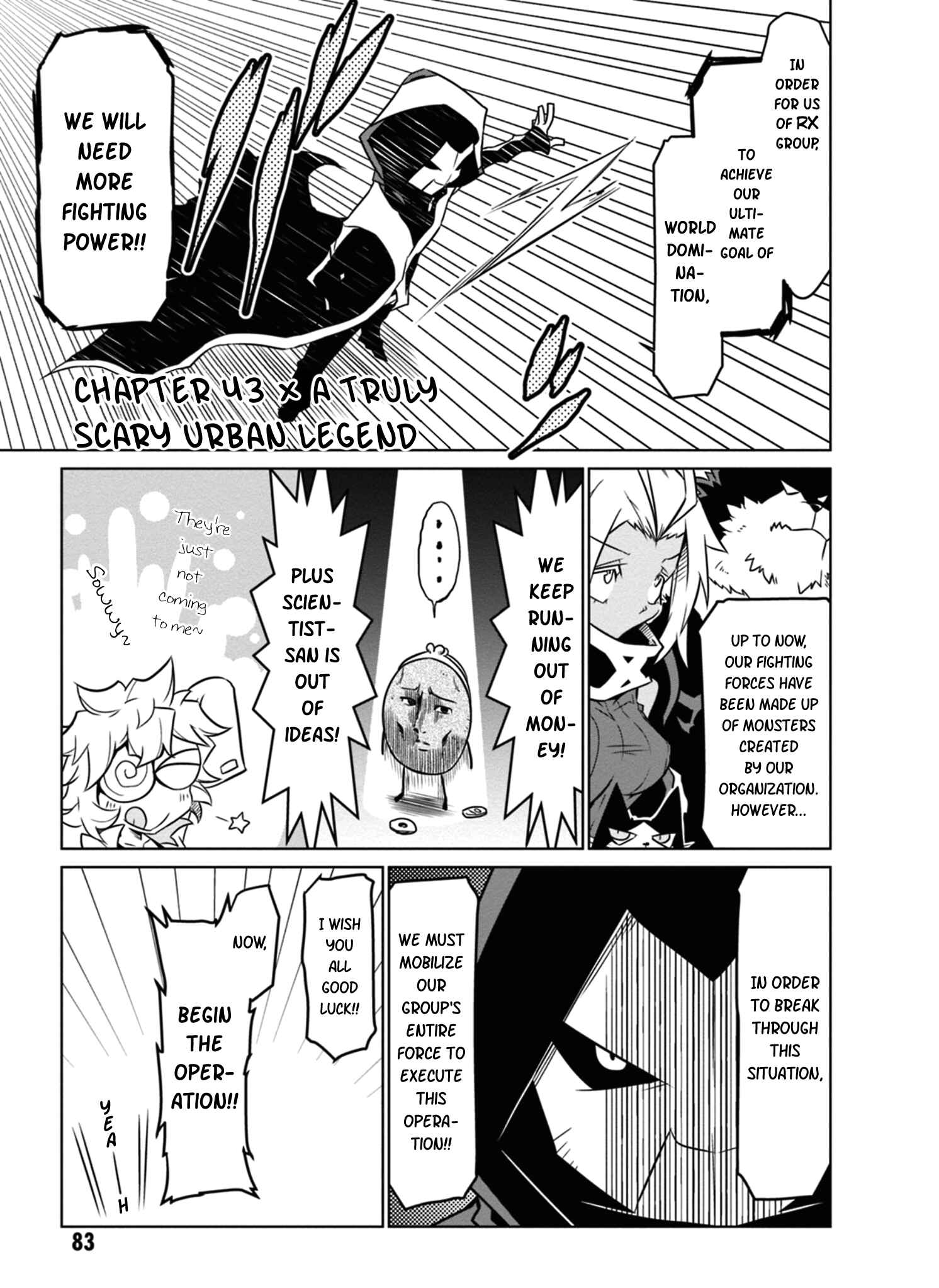 Page 1 Chapter 43 Zannen Jokanbu Black General-san