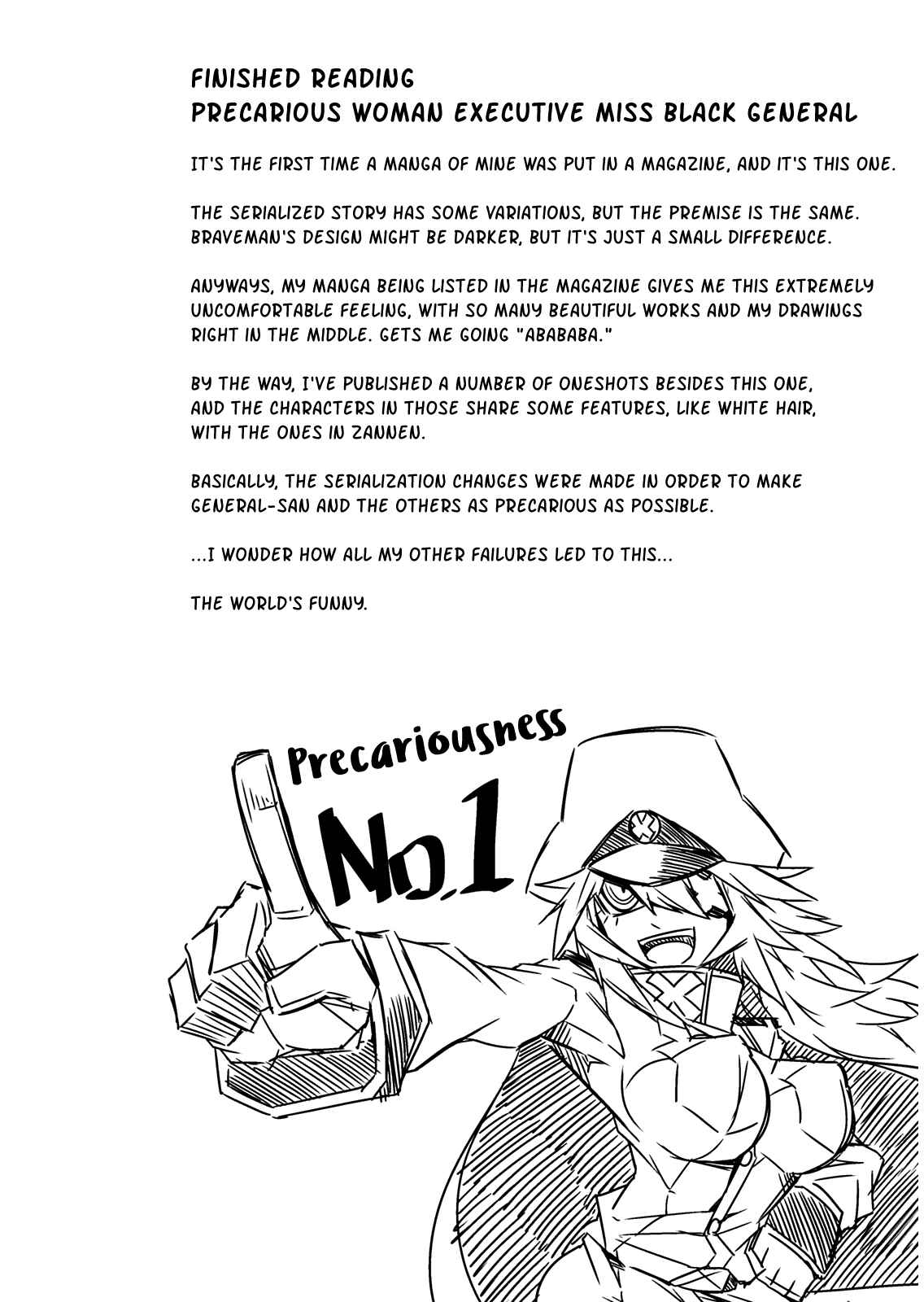 Page 10 Chapter 16 Zannen Jokanbu Black General-san