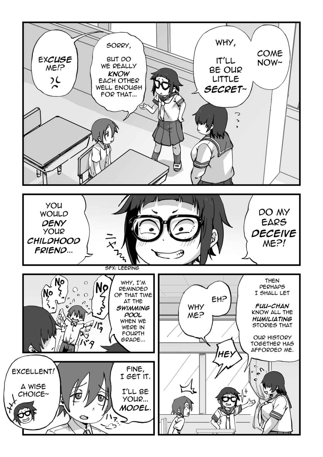 Page 3 Chapter 1 Im the Manga Clubs Naked Model